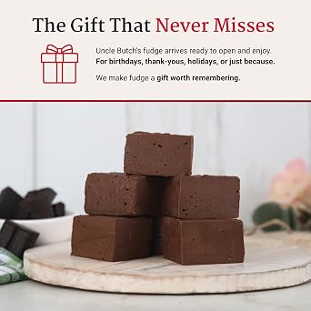 Uncle Butch's Fudge Custom Box - Pick Any 8 Flavors Sampler, 64 oz Total | Homemade Fudge, Assortment Made in Small Batches With Real Butter Ready to Gift for Birthdays, Holidays, and Celebrations