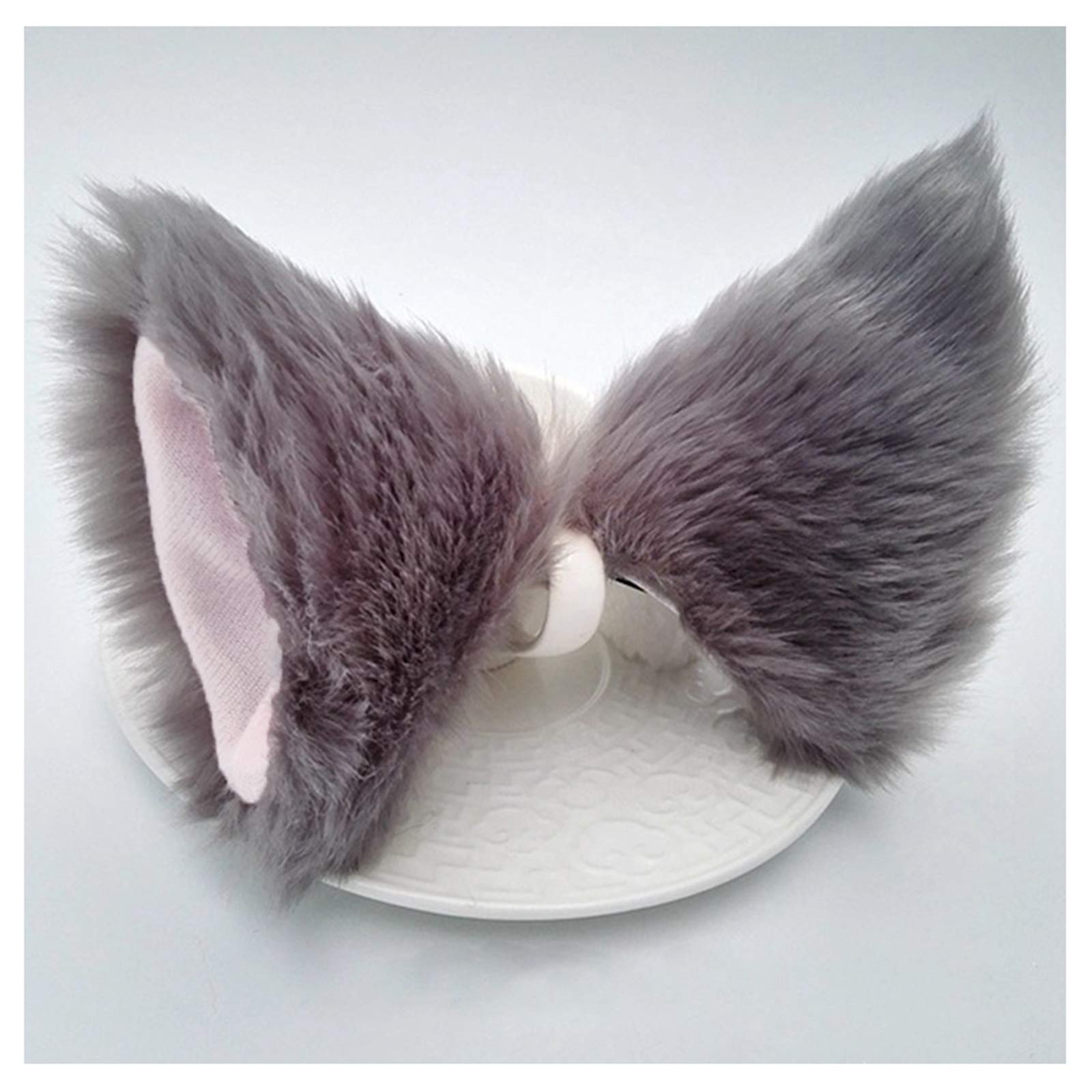 Cat Ears Hair Clips Fox Ears Barrettes Women Furry Fur Cat Headpiece Holiday Hair Pins Sweet Halloween Party Decoration Headband Anime Cosplay Costume