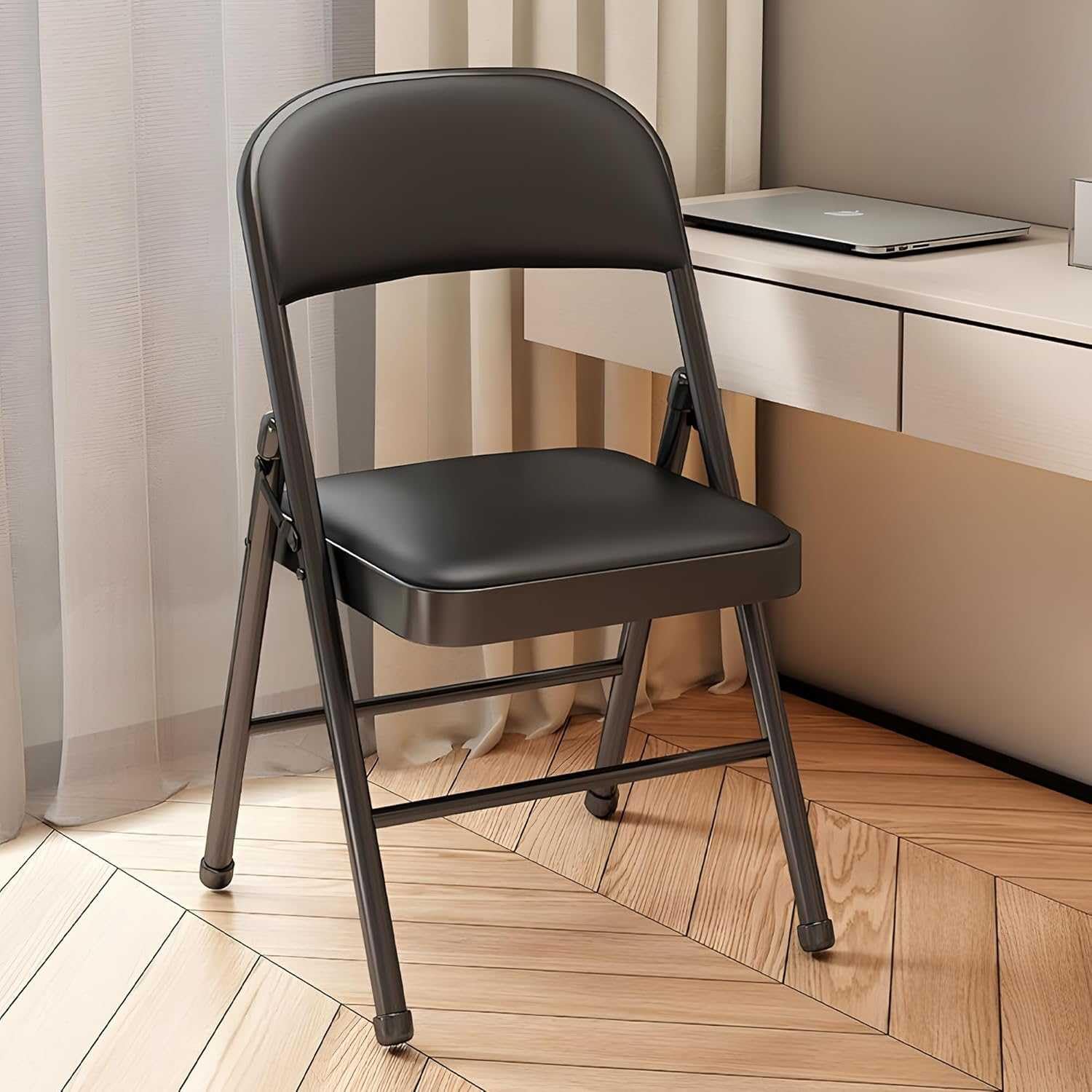 DPI Metal Folding Chair with Super Soft Cushion Seat Upholstered Leatherette for Space-Saving Design for Home, Office, and... - Review, Price and Buying Guide