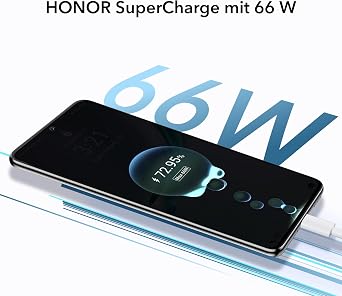 HONOR Magic4 Lite 5G Smartphone without Contract 6.81 Inch Android Mobile Phone 120Hz LCD 6GB RAM + 128GB 4800mAh with 66W SuperCharge 64MP Camera Snapdragon 695 (Blue)
