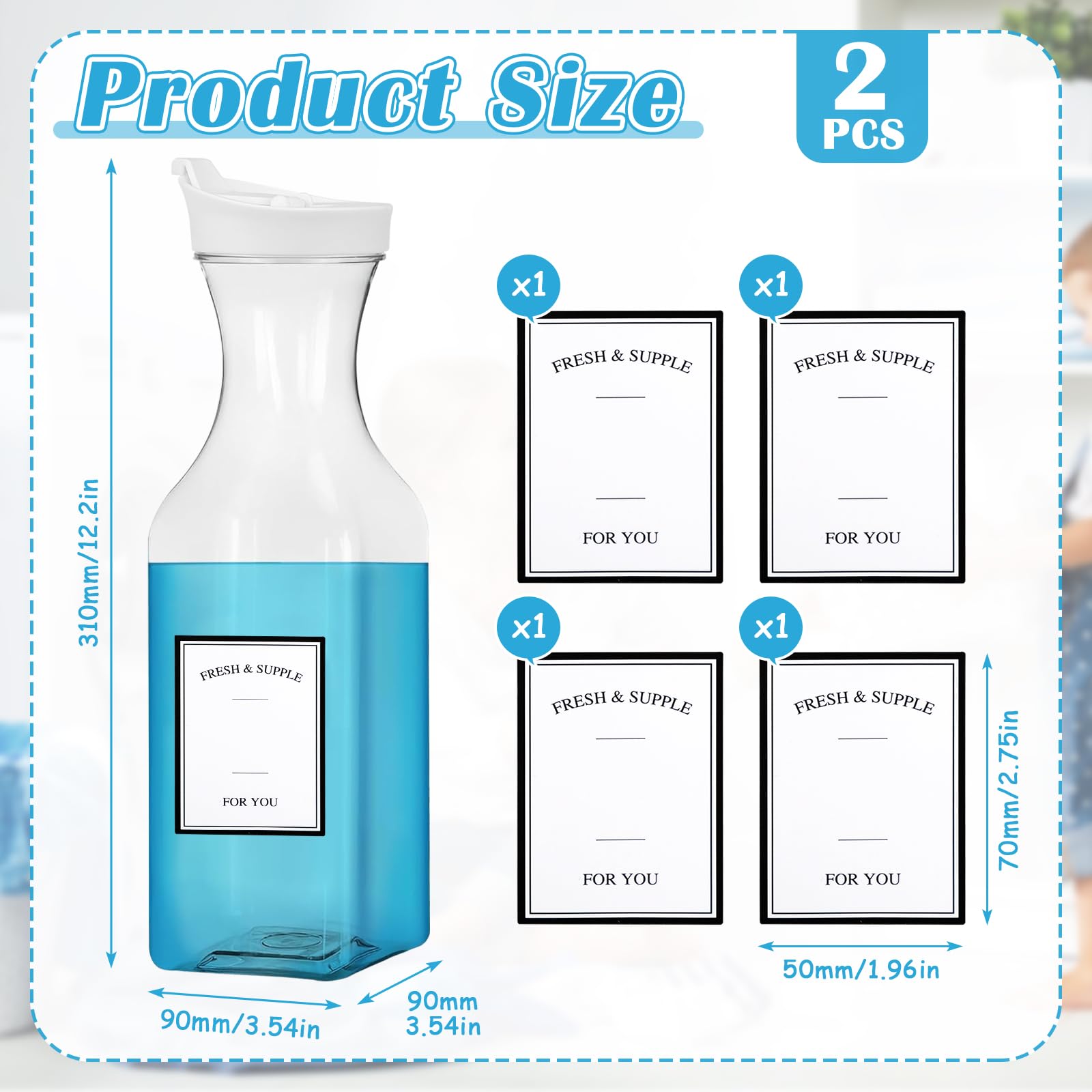 1500ML Dispensador de Detergente Lavadora 2Pcs Dosificador Detergente Lavadora Almacenamiento de Detergente en Polvo Reutilizable Contenedor Detergente Lavadora
