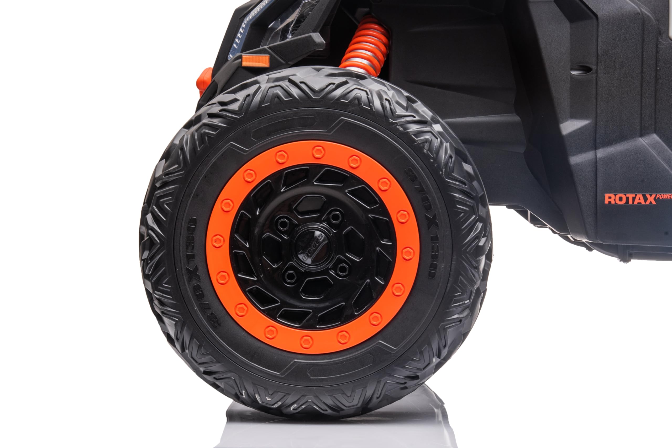 FINOOS Voiture électrique Enfant 2 Places 24V Can-Am. Maverick 4x4 Buggy 24V, 2 Places, avec télécommande 2.4Ghz, 4 x 200W Moteur, Batterie: 24V, 2-7 Ans