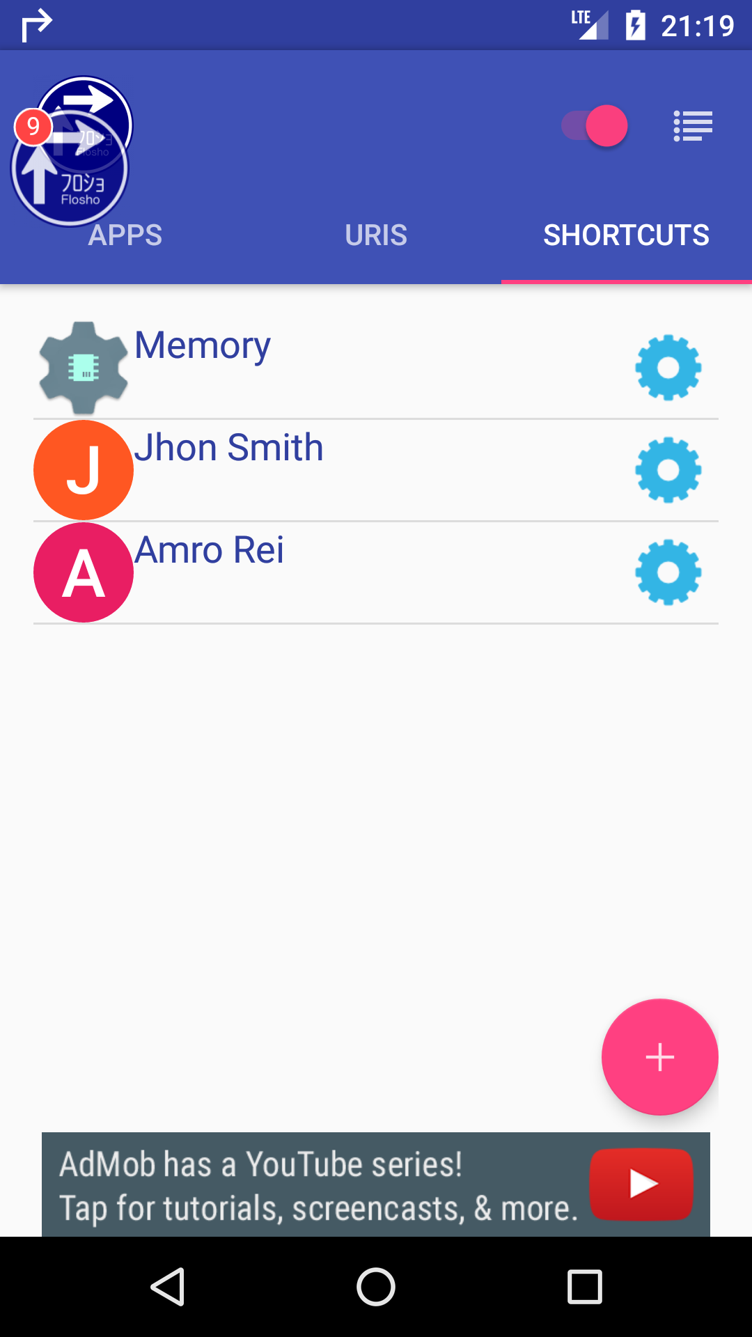 Flosho(Floating Shortcuts Launcher) - App on Amazon Appstore