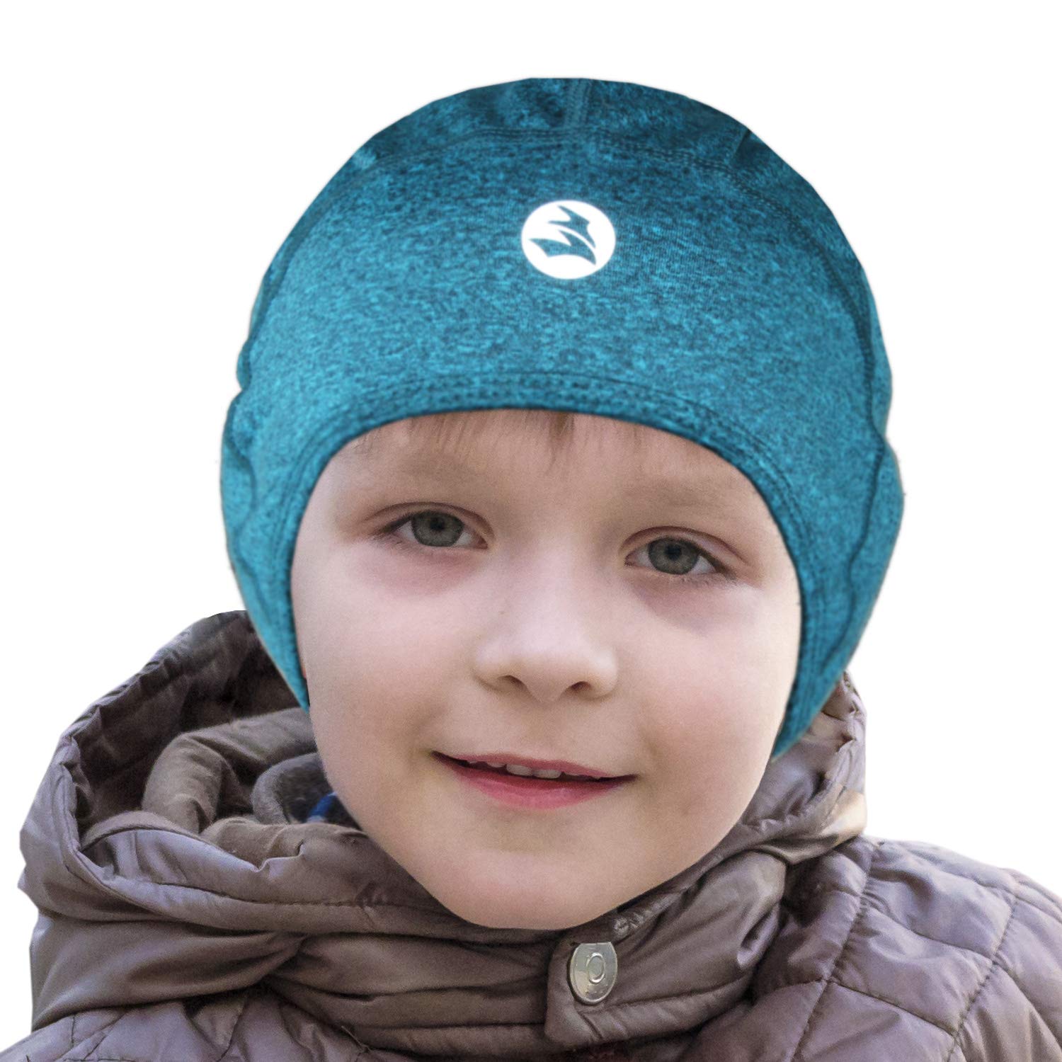 EMPIRELION Kids Thermal Helmet Liner Skull caps Lightweight Youth Sports Running Beanie Cover Ears Boy Girl