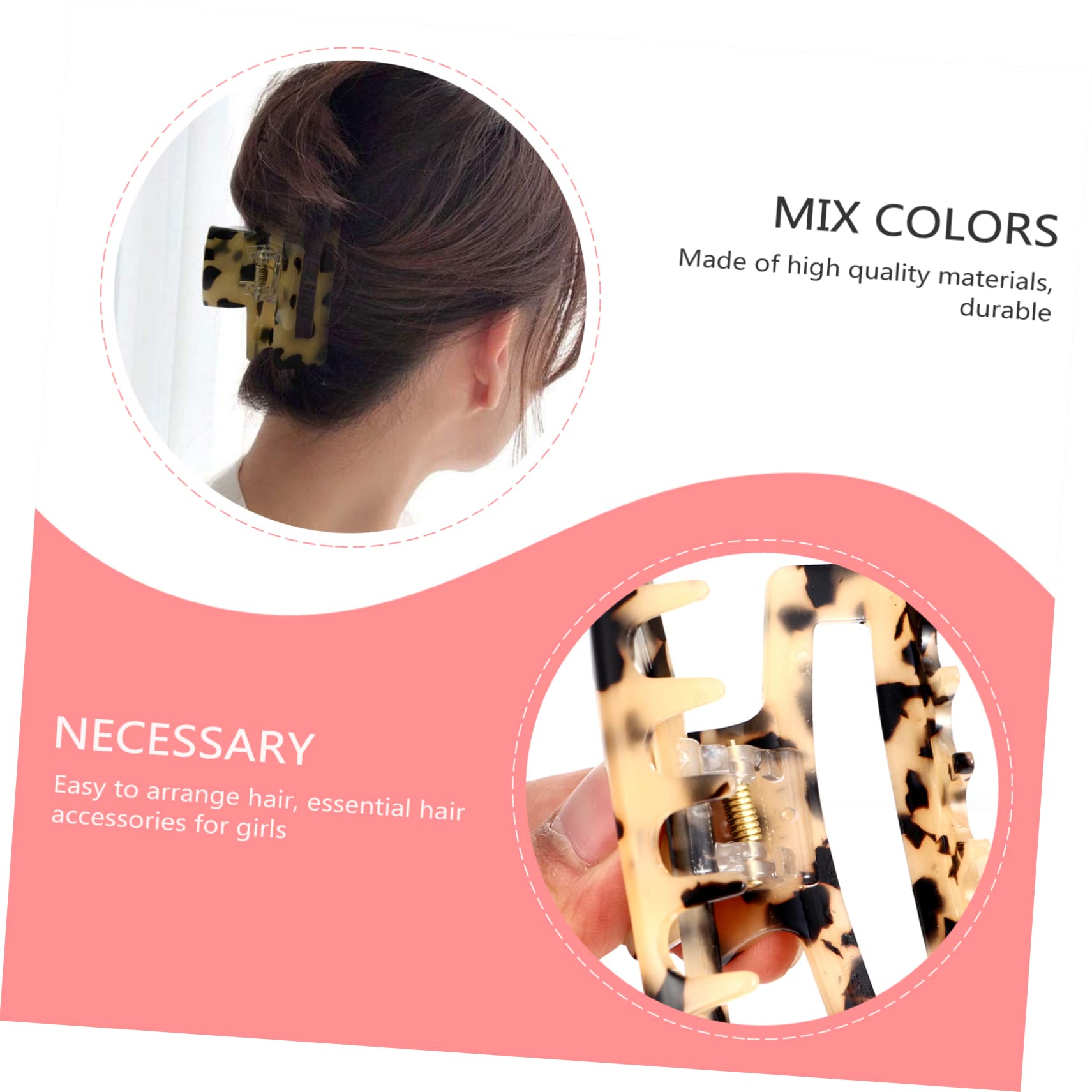 Beavorty 12stücke Haarspangen Clips Große Haarklammern Für Damen Für Makeup Bad Oder Styling Geometrisches Design Champagner Starker Halt Für Verschiedene Haarstyles