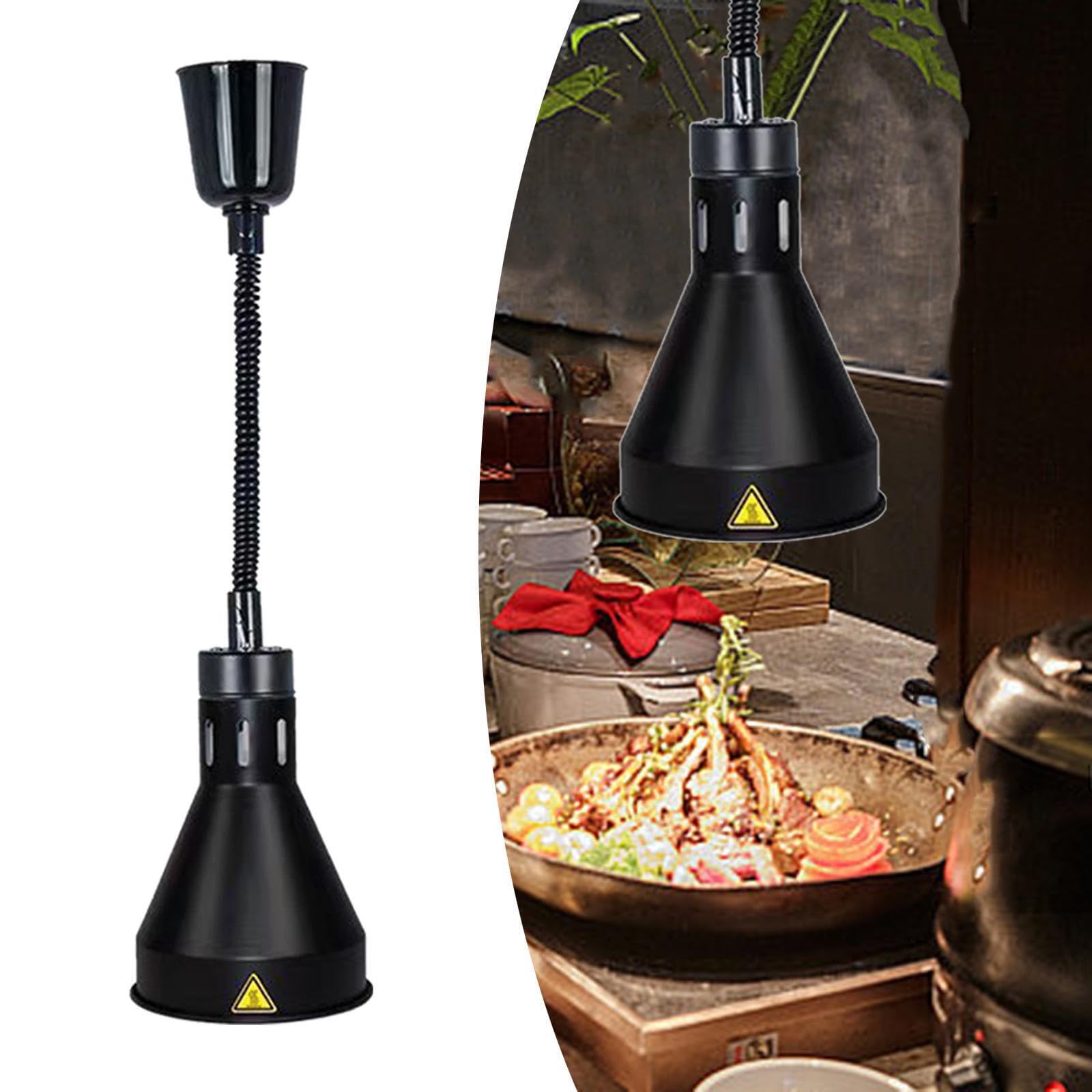 Lampada riscaldante telescopica per alimenti regolabile, lunga, per | buffet, mantiene i piatti caldi e pronti da servire. Lampada riscaldante per
