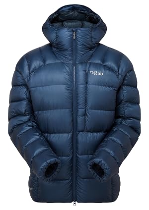 Rab Mens Mythic Ultra Jacket - Down Insulated Windproof Hooded Coat for Alpine Climbing Mountaineering