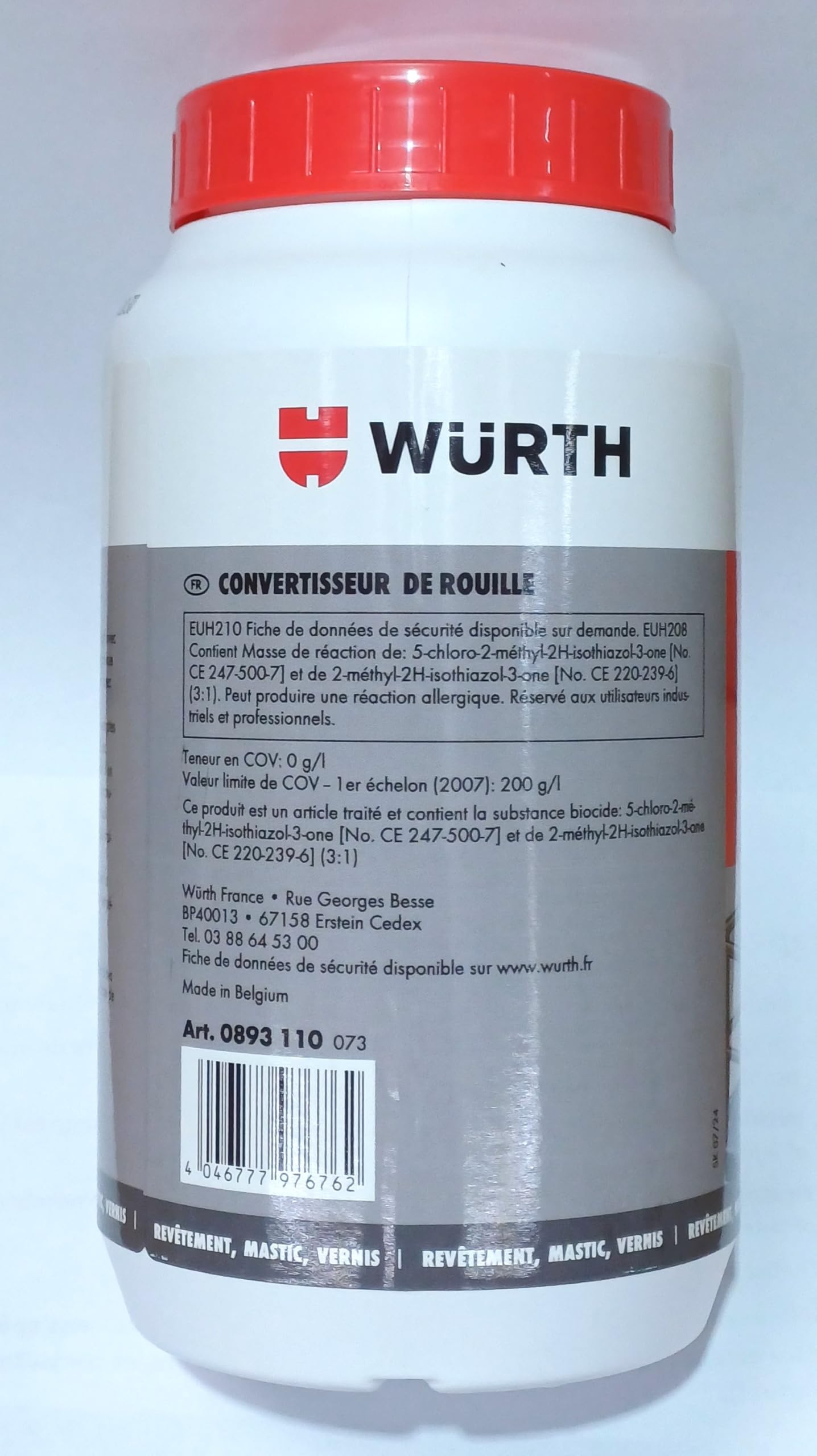 Wurth Convertitore di ruggine, 1000 ML