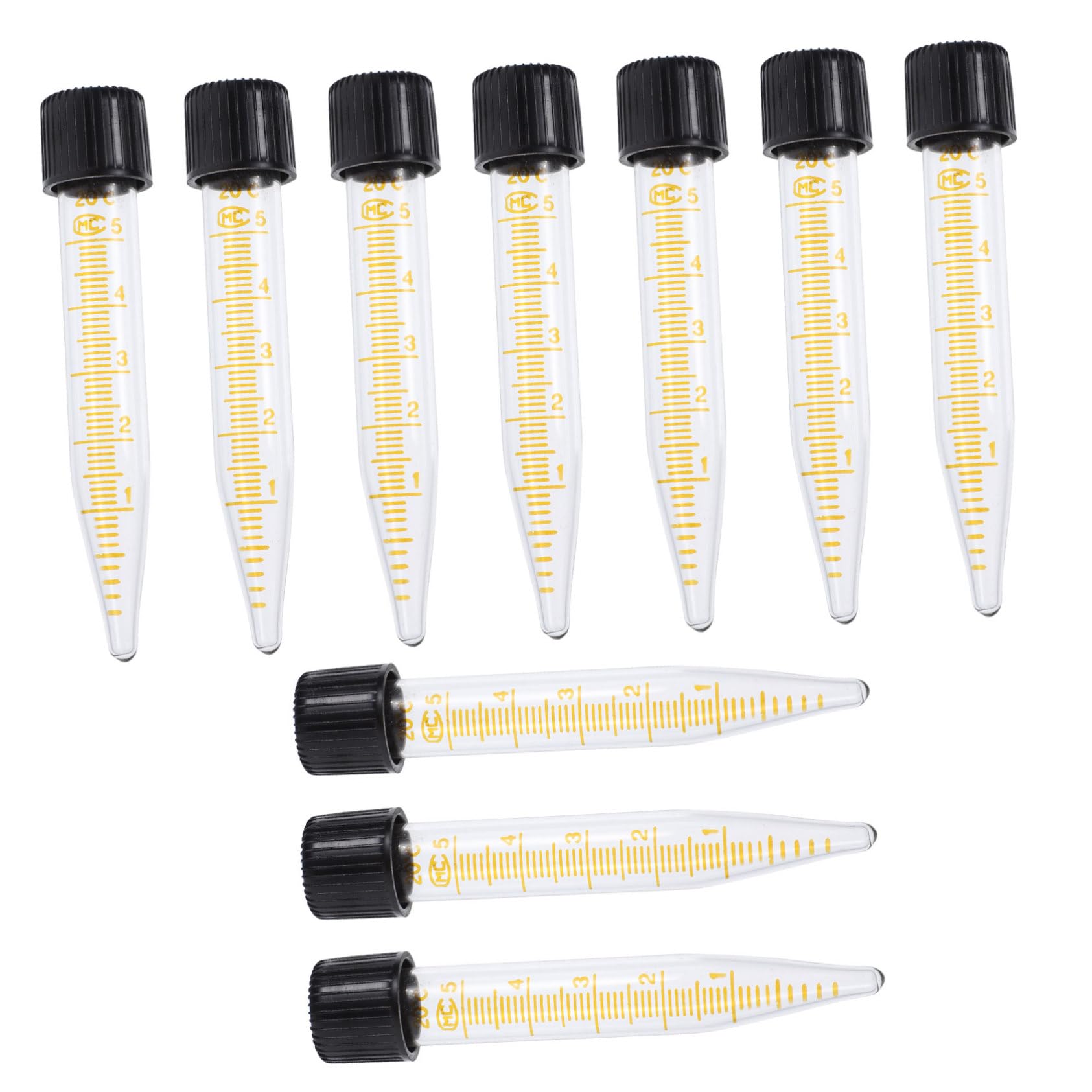 LIFKOME 5ml Glas Zentrifugenröhrchen Mit Sicherem Verschluss Durchsichtige Probenflaschen 10 Stück Mikrozentrifugenröhrchen Für Laborproben Und Lagerung