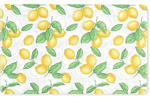 Martha Stewart Bloomfield Lemon Anti-Fatigue Kitchen Mat