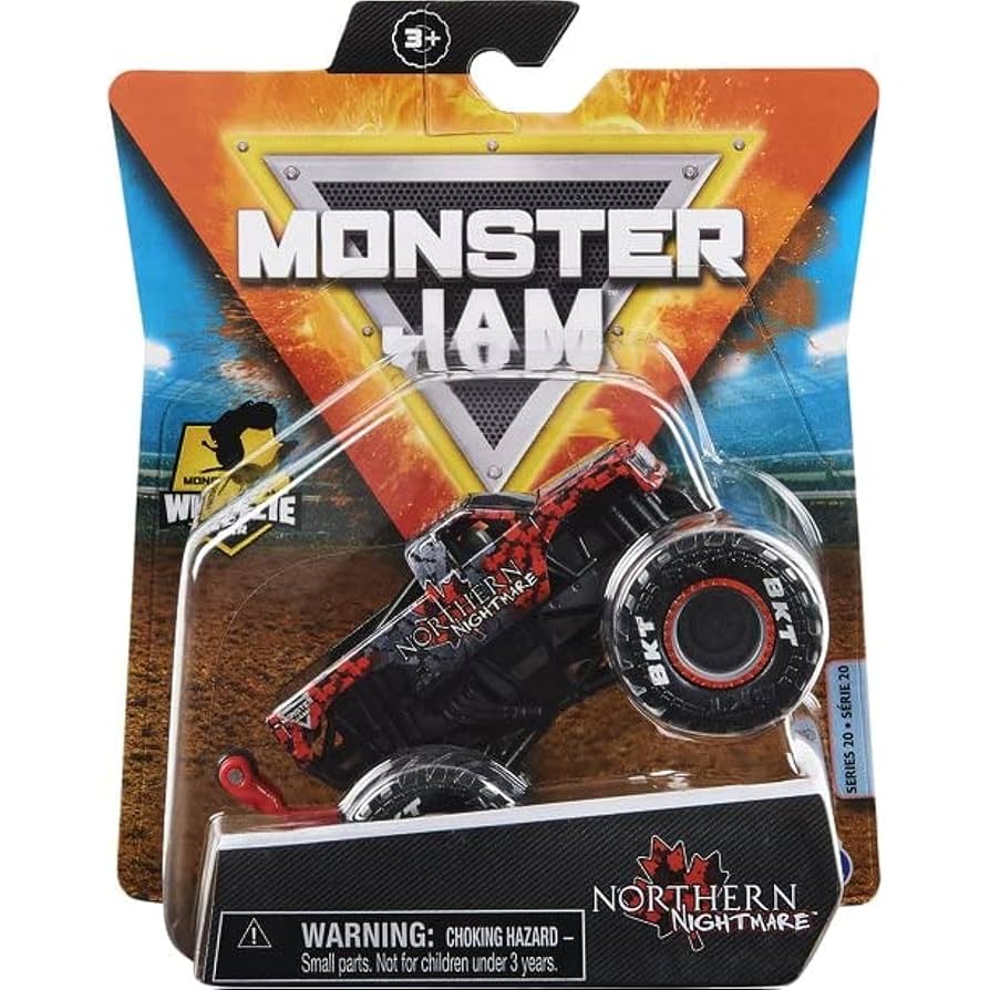 Amazon.com: MonsterJam Northern Nightmare, 1:64 Scale