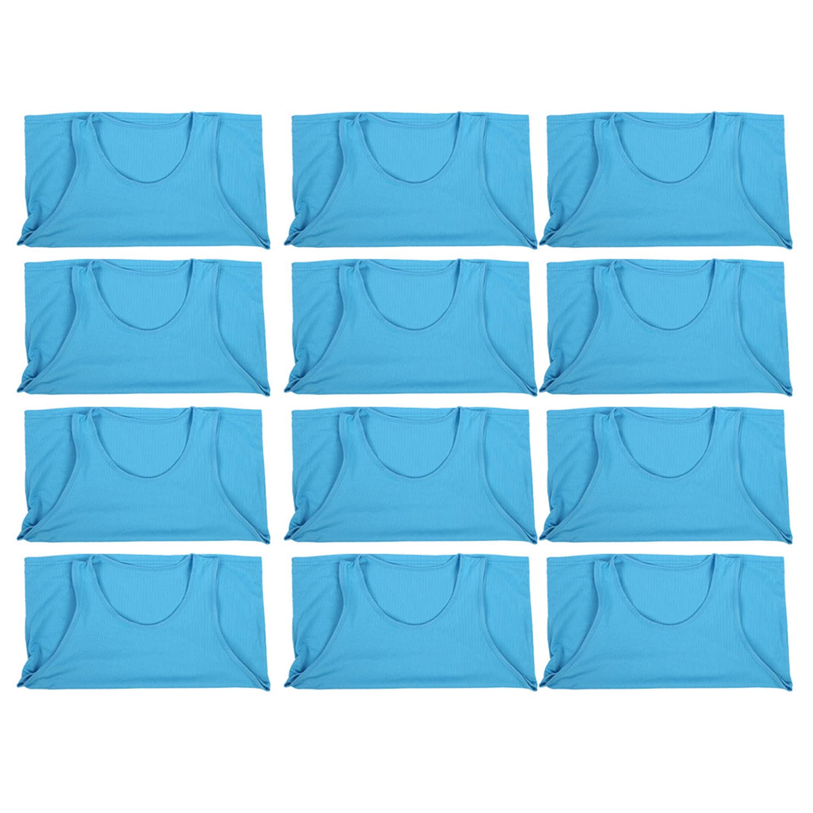 Jiawu Gilet da Allenamento per Calcio Giovanile Confezione da 12 Pinnies da