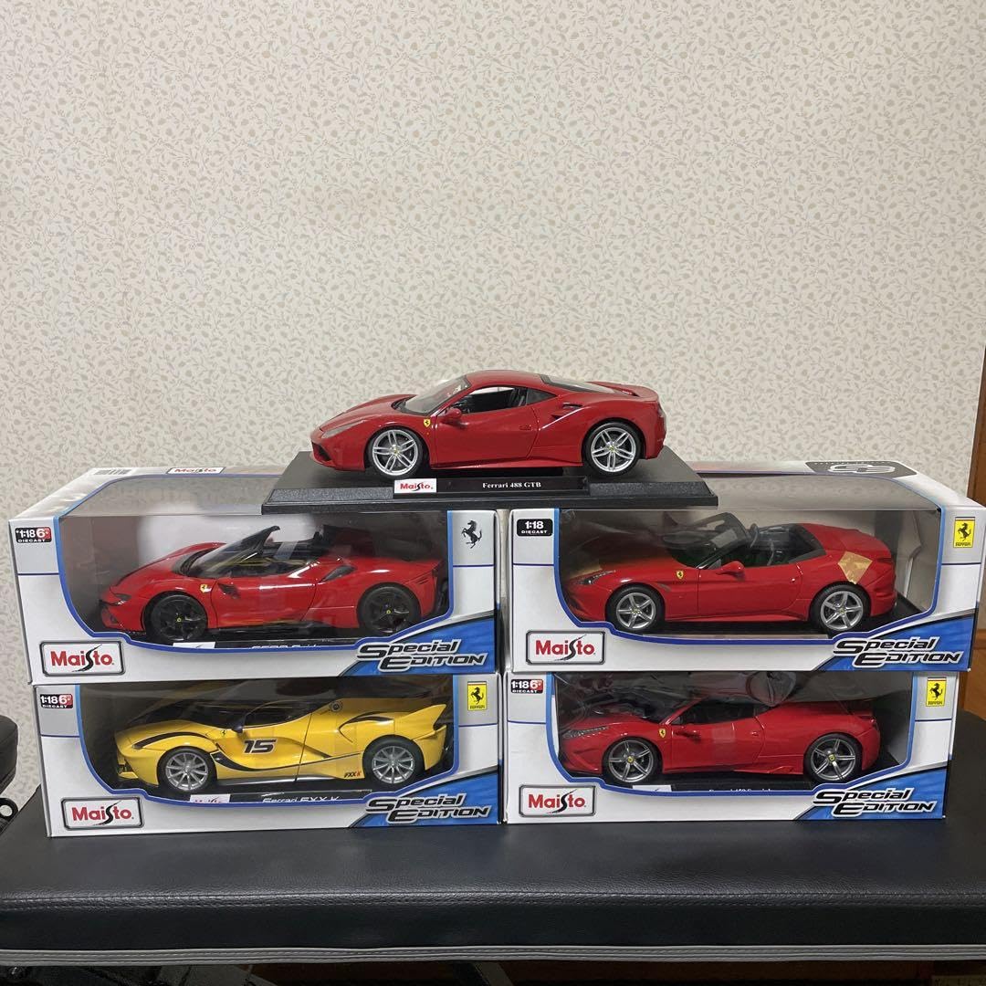 Amazon.co.jp: ミニカー マイスト フェラーリ 5台セット : おもちゃ 