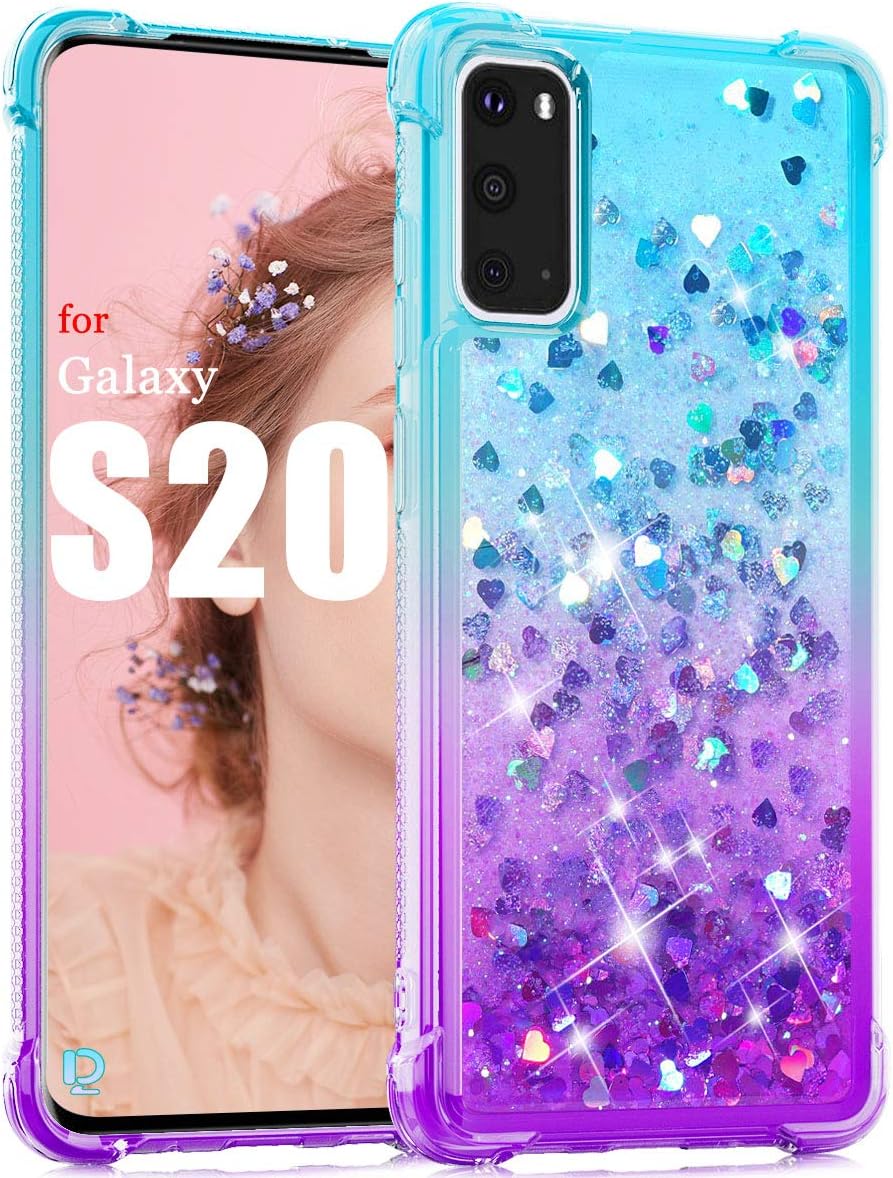 Dzxouui For Galaxy S Case Samsung S S11e Case Tpu Protective Cover For Girls And Women Bling Sparkle With Moving Quicksand Glitter Cute Phone Cases For Samsung Galaxy S11e S Teal Purple Amazon Co Uk Electronics Photo