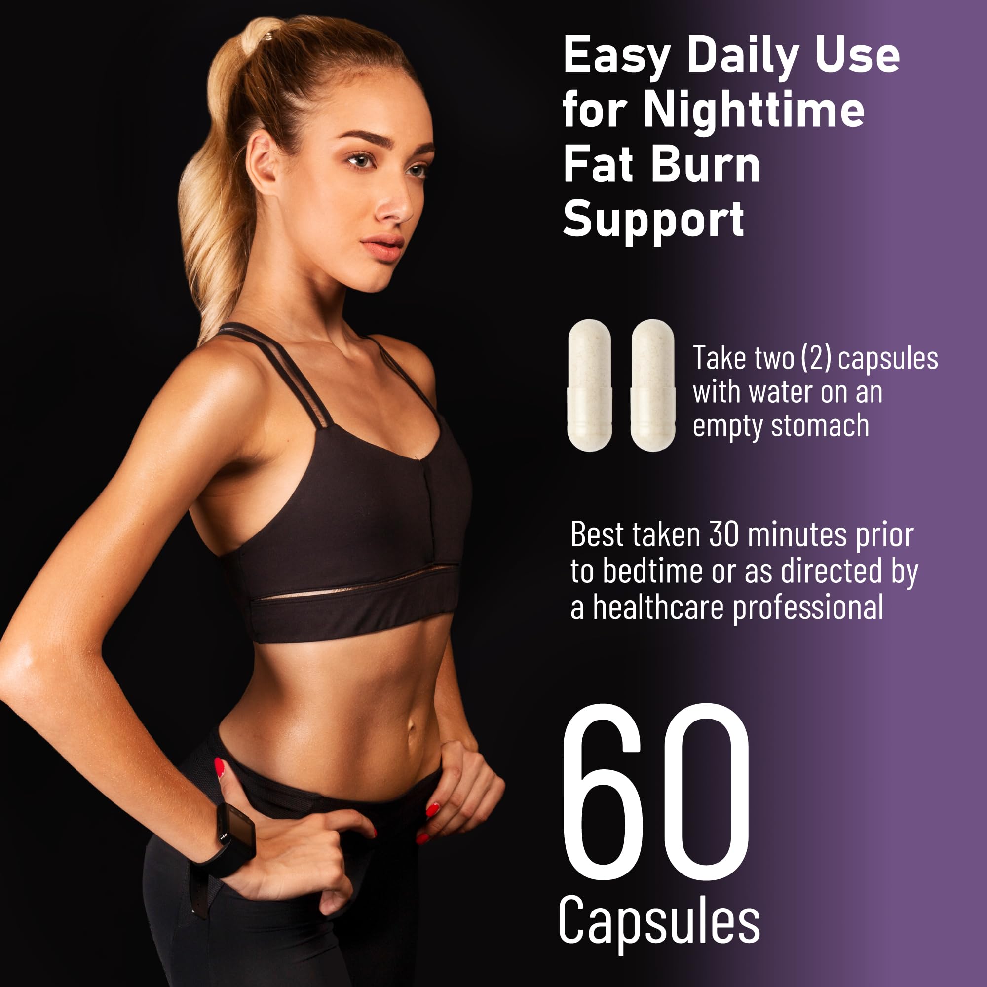 Nighttime Weight Loss Supplement, Fat Burner & Appetite Support — Amazon image 6