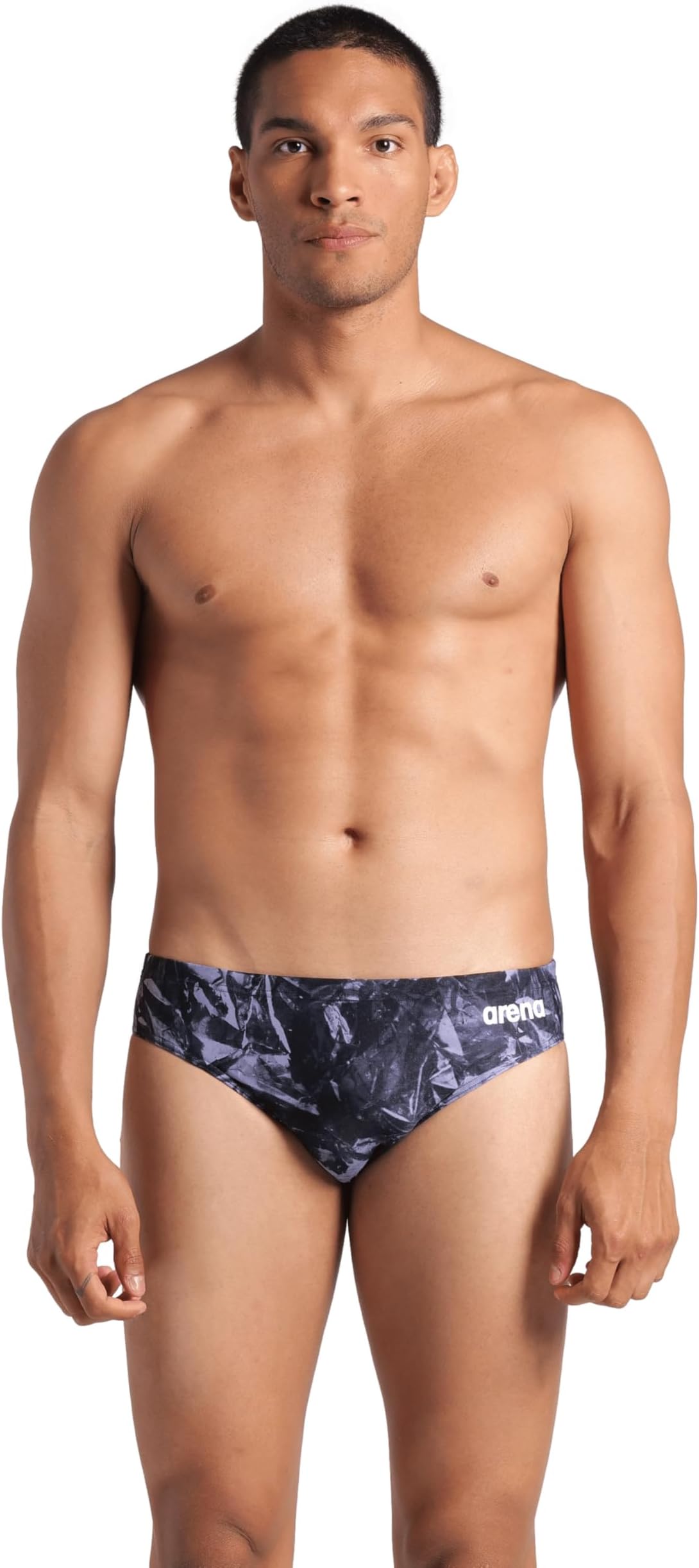 mens Arena Performance Men's Crackle Swim Briefs Athletic Swimwear Professional Swimsuit Swim Briefs (pack of 1)