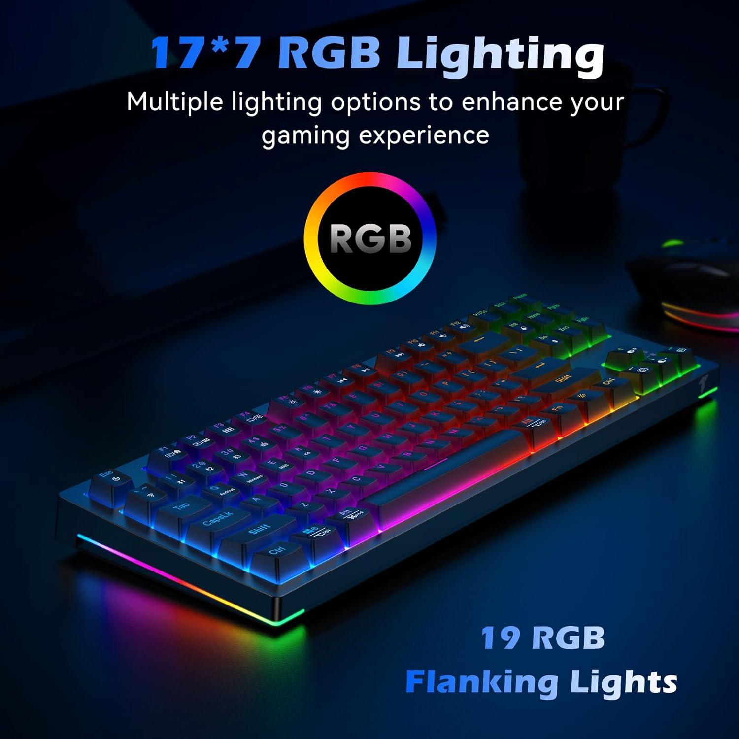 TECURS MK206 Keyboard with RGB lighting
