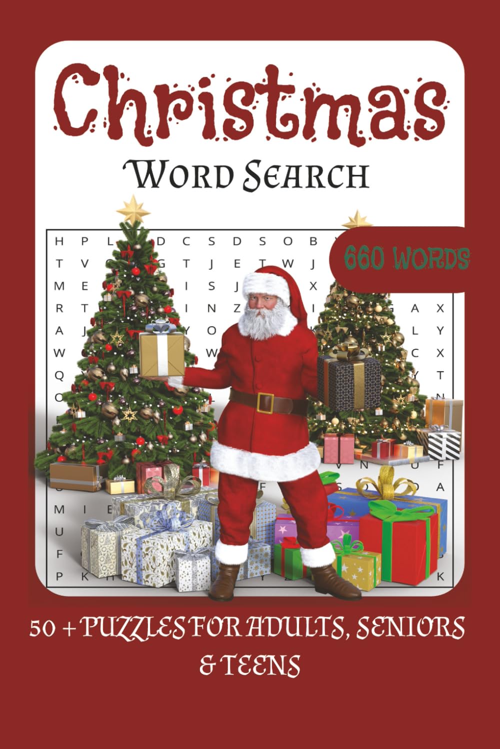 Christmas Word Search: Winter Holiday Themed Words To Find, Fun White Elephant Gifts And Stocking Stuffers For Seniors, Men & Women