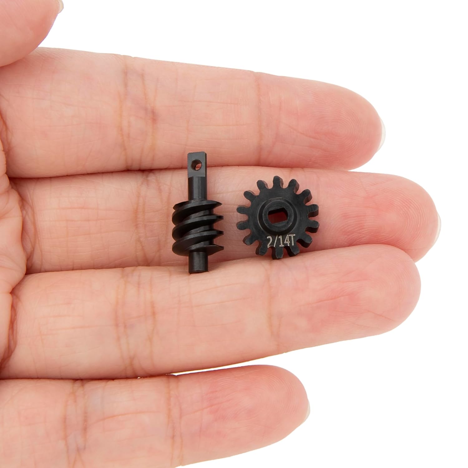 MEUS RACING SCX24 2-14T Overdrive Differential Helical Diff Gears Set for Axial SCX24 Deadbolt C10 JLU Gladiator Bronco 1/24 RC Crawler Car Upgrade Parts, 2 Sets