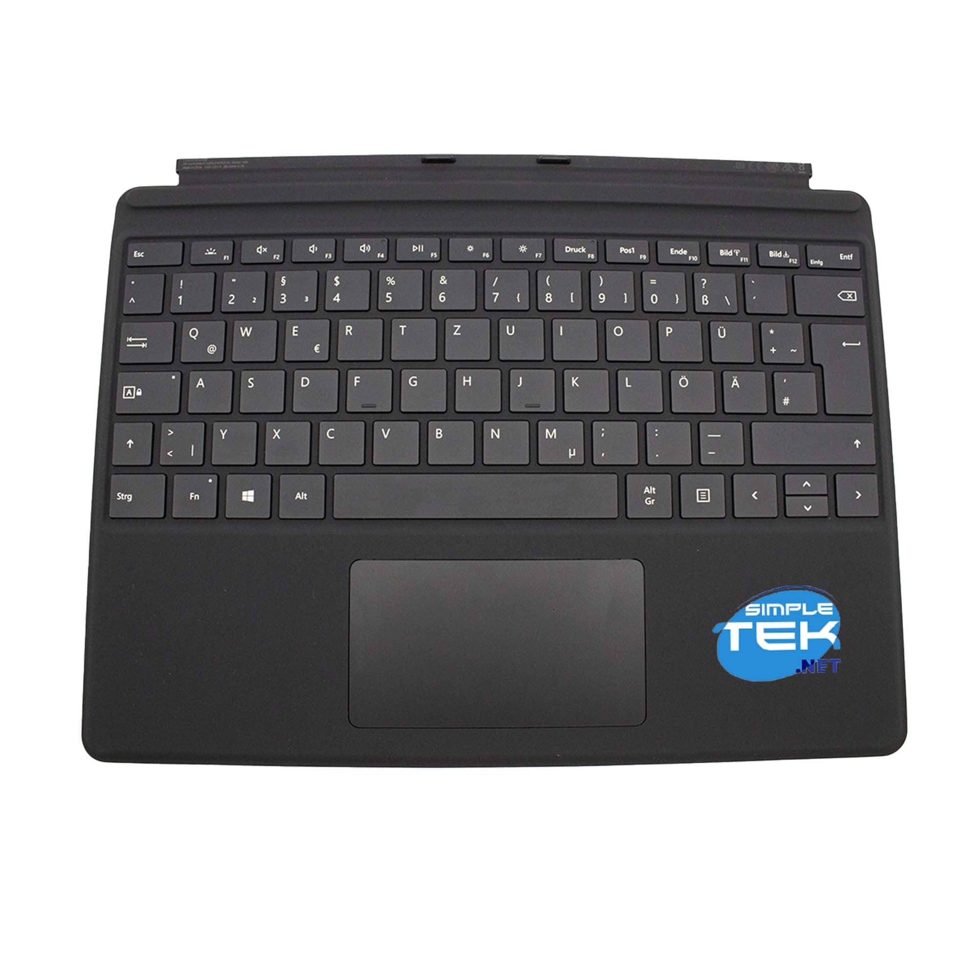 Teclado Surface Pro 9 para escribir en alemán con retroiluminación 6