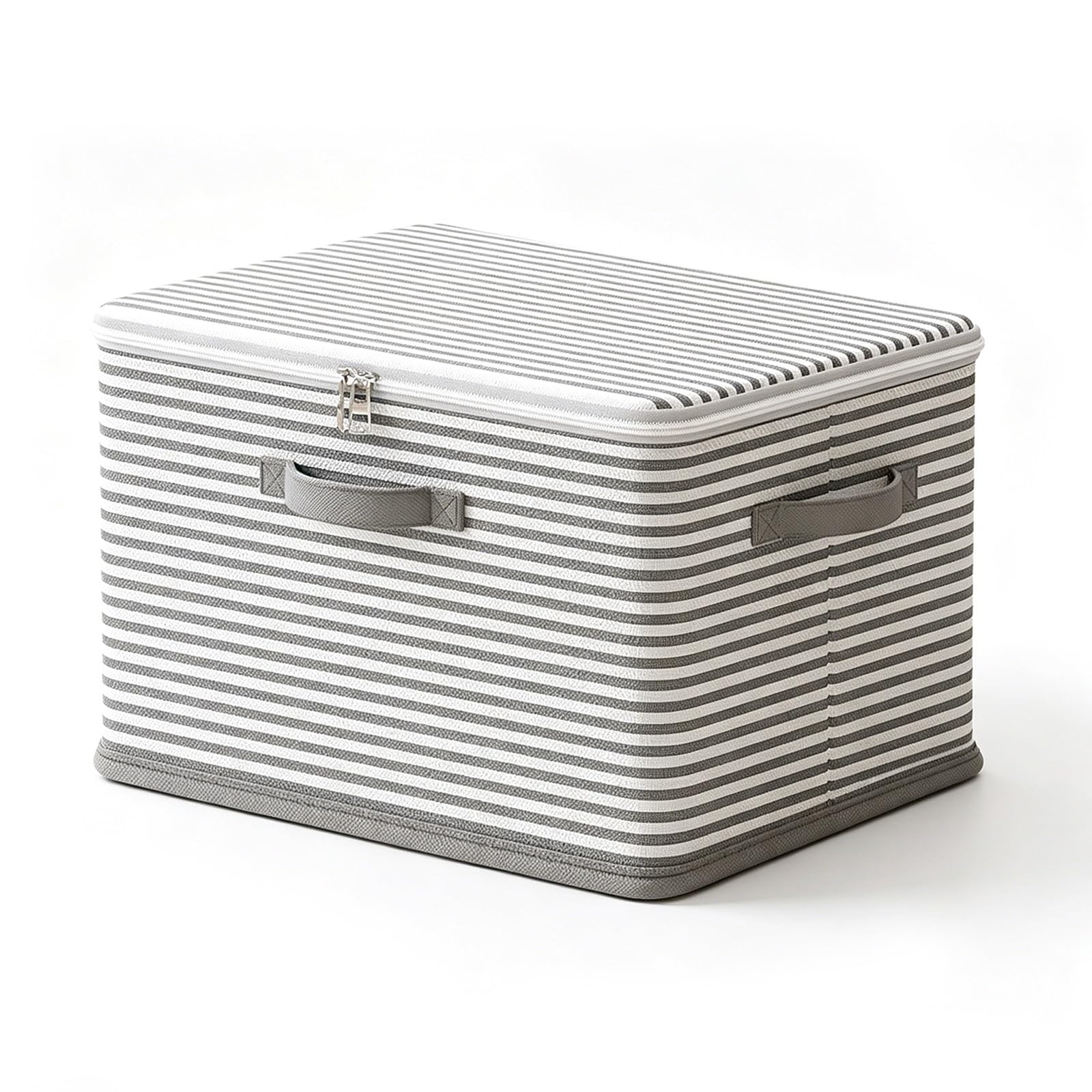 MPGRFJC Lockable Storage Box,Foldable Fabric Organizer