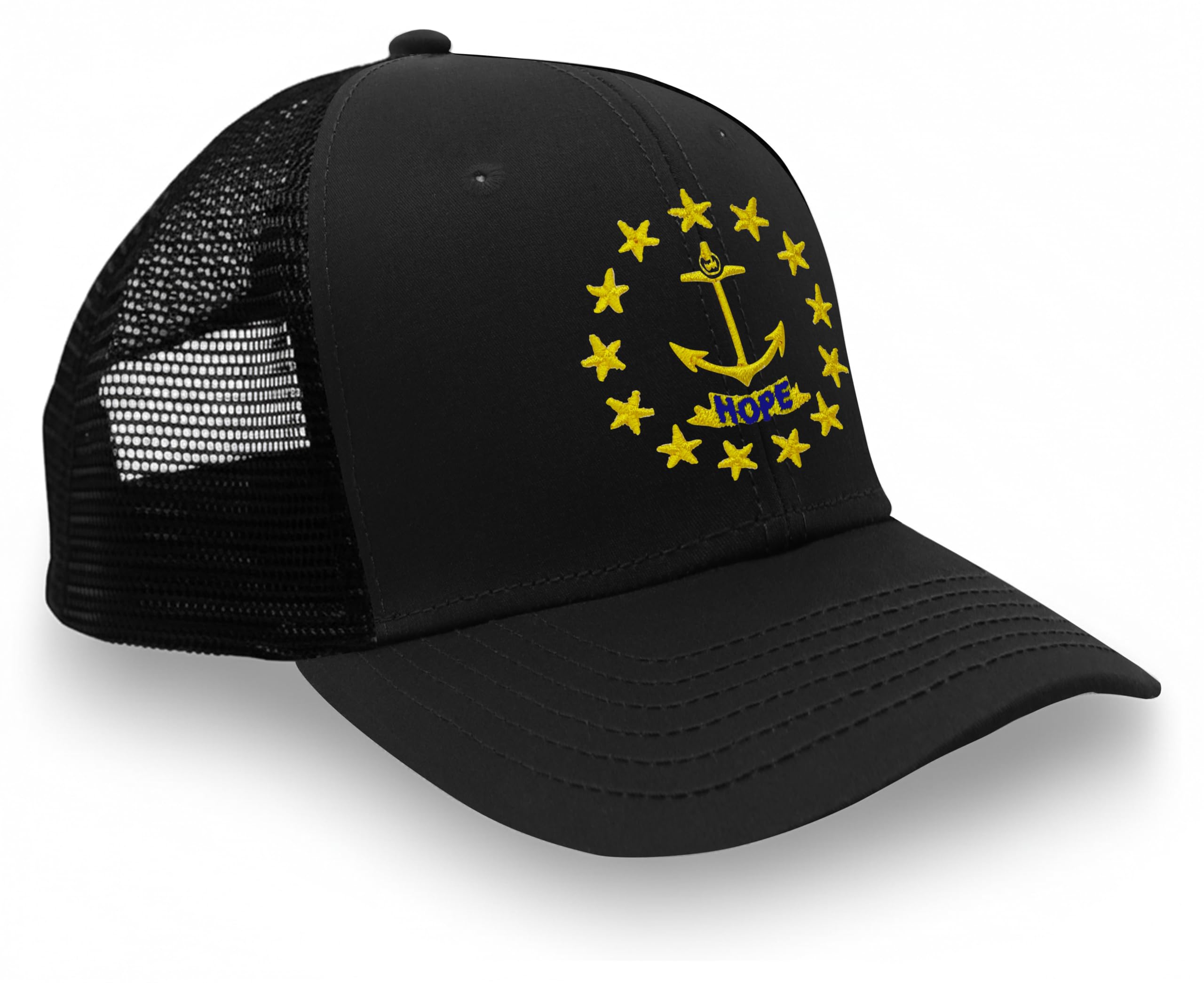 International Tie State Hat for Men and Women, Adjustable Snapback Trucker Baseball Cap with Embroidered Patch