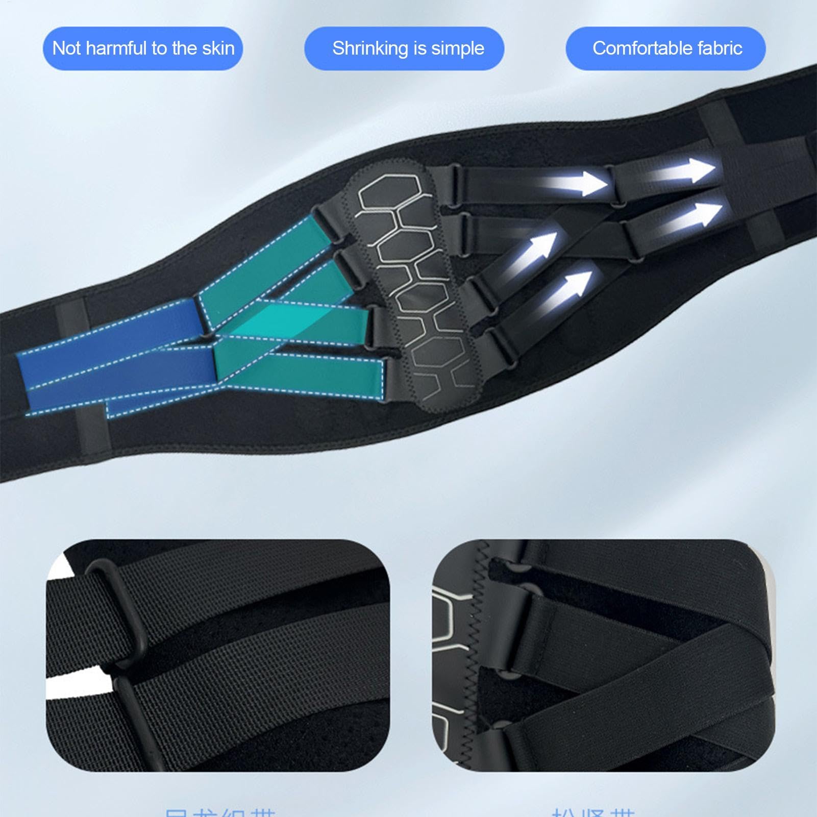 Cintura per allenamento addominale in neoprene, traspirante, confortevole, dimagrante, per allenamento