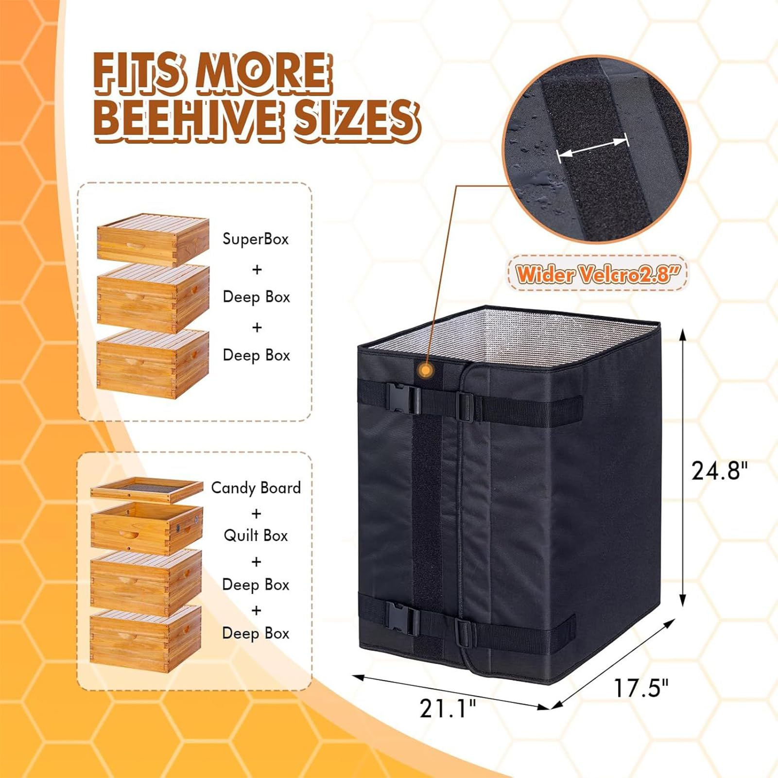 Winter-Bienenstock-Schutzhaube – Wasserdicht, Winddicht & Wiederverwendbar Für Starke Völker (182,9 Cm)