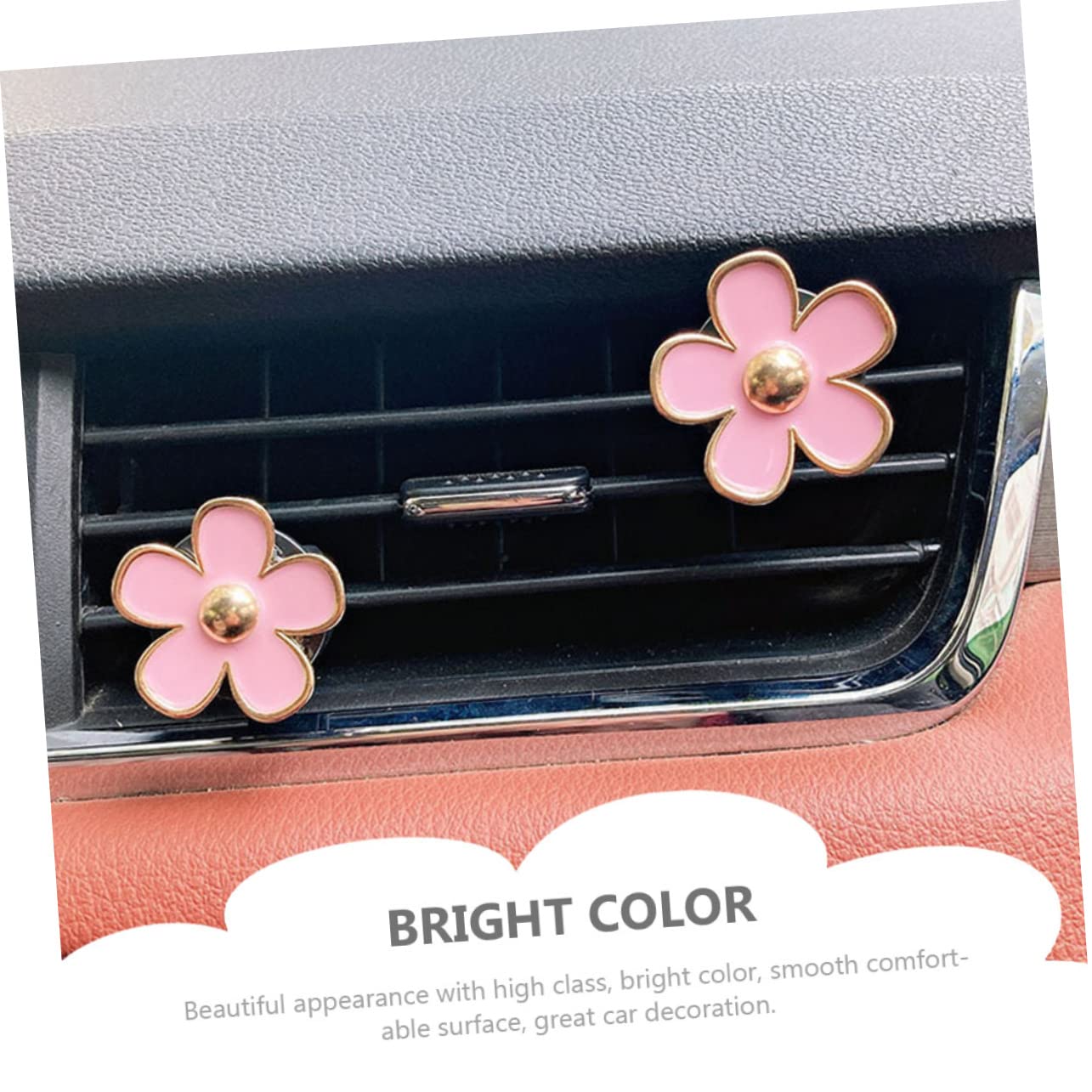 ULTECHNOVO 30stücke Teiliges Blumen-lüftungsclip Auto Hochwertiger Dekorationsclip Aus Einfache Installation Fröhliche Farben Für Auto-innenraum-design Für