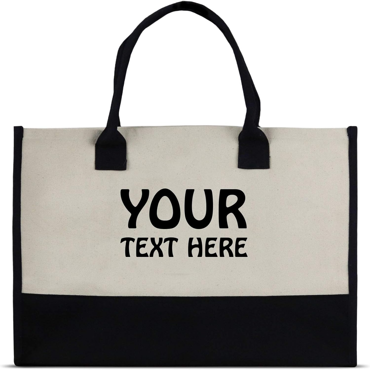 VANESSA ROSELLA Premium Quality Personalized 100% Cotton Canvas Chic Tote Bag