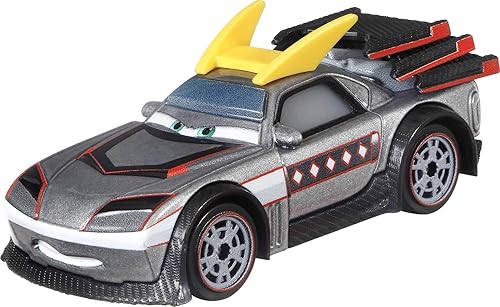 Disney Cars Toys Kabuto, juguete coleccionable en miniatura para automóvil basado en películas de coches, para niños de 3 años en adelante,