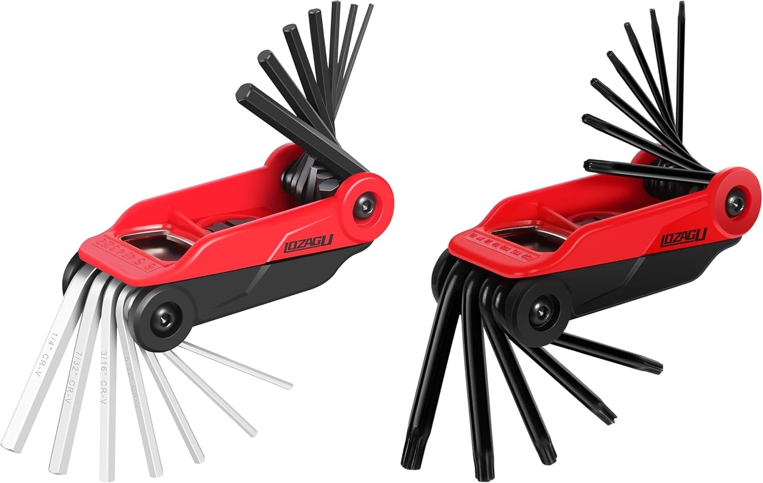 26pcs Folding Allen Wrench Sets and Tamper Proof Star Key Set