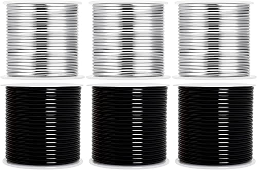 Vista 49 de Mandala Crafts Alambre de aluminio anodizado de calibre 8 para hacer joyas, alambre neutro flexible de color de 128 pies, flexible y flexible