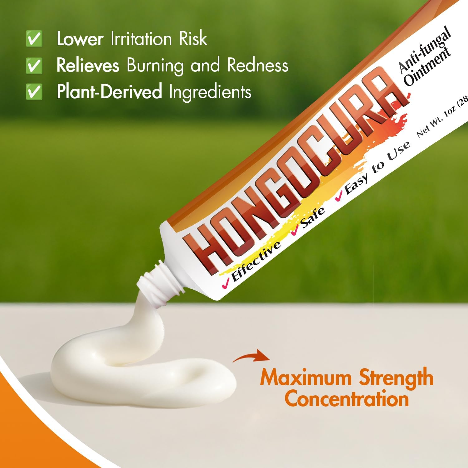 Antifungal Cream for Athlete’s Foot – Relieves Itching, Cracking & Redness, Fast-Acting Skin Ointment for Jock Itch & Ringworm – Non-Greasy & Absorbs Quickly – 20 gm | 2-Pack - Image 4