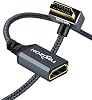 Patrocinado Patrocinado Estás viendo este anuncio según la relevancia del producto para tu búsqueda. Deja comentarios sobre el anuncio Cable extensor HDMI Twozoh de 5 pies, cable macho a hembra con ángulo de 90 grados hacia arriba, adaptador de cable HDMI 2.0 compatible con 4K@60Hz 3D HDR 1