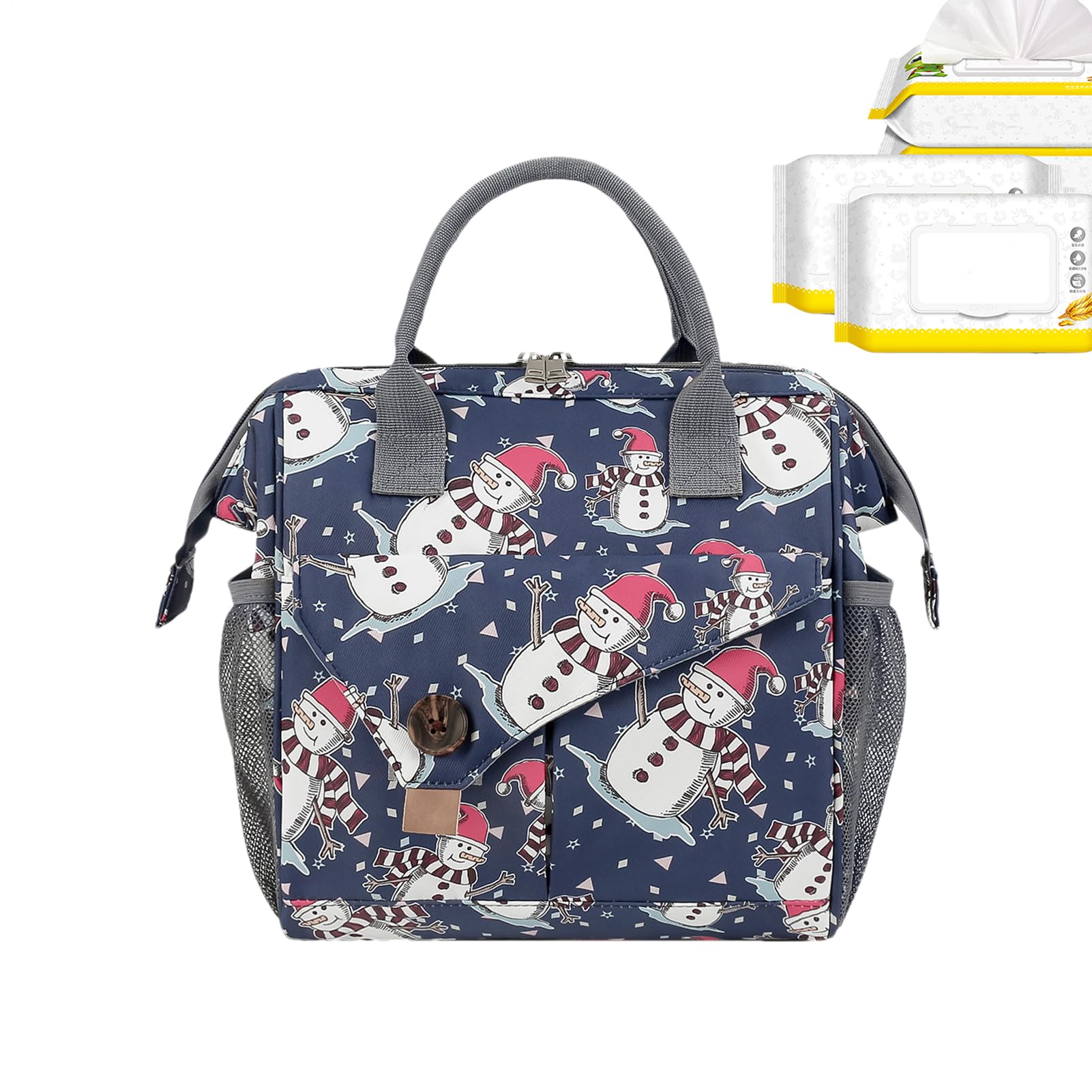 Sac à langes portable et compartimenté pour le change de bébé - 8