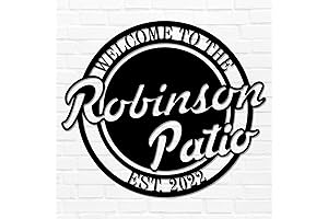 Customizable Backyard Welcome Sign for a Personalized Patio Paradise