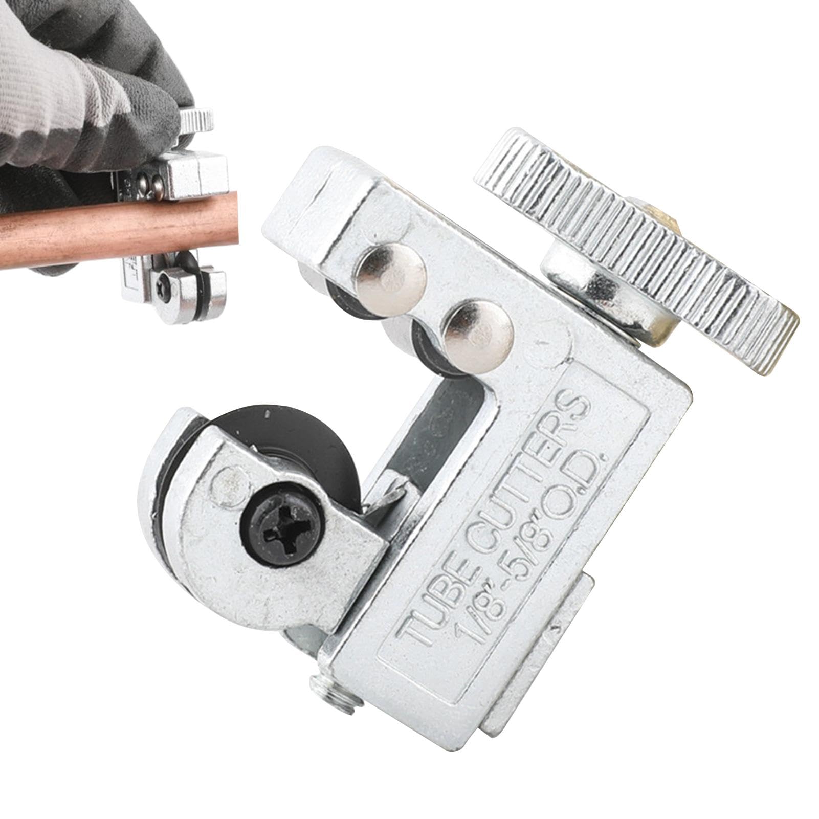 Metal Pipe Cutter | High Efficiency Rigid Tubing Cutter Tubing Cutter Tool,Small Copper Pipe Tubing Cutter Tools Tubing Cutter for Copper Iron Pipes