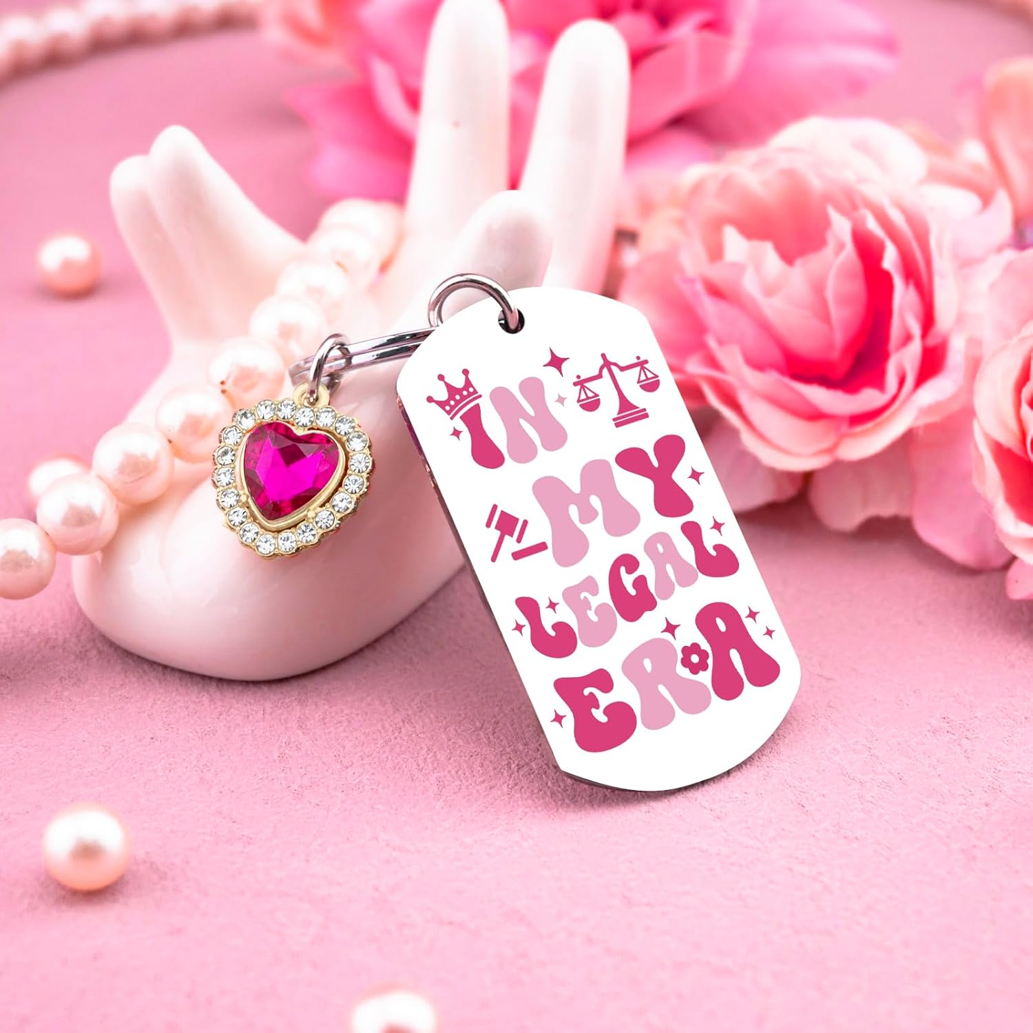 21st Birthday Gifts for Her In My Legal Era Keychain 21st Birthday Decorations For Her Daughter Sister Niece - Image 6