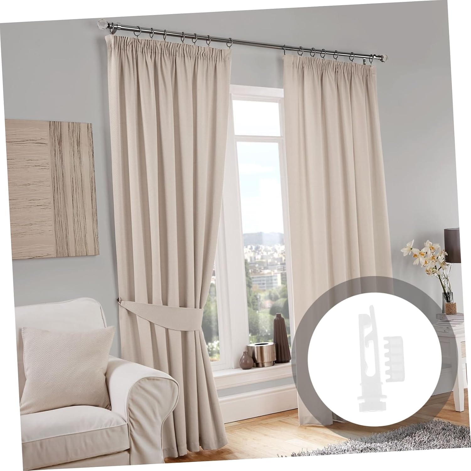 Cabilock Curtain Pulley Accessories Vertical Blind Repair Stems Blinds Rod Replacement Gear for Vertical Repair Parts