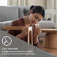 Vista 7 de Hillsdale, Becker Queen - Cabecero tapizado, color marrón