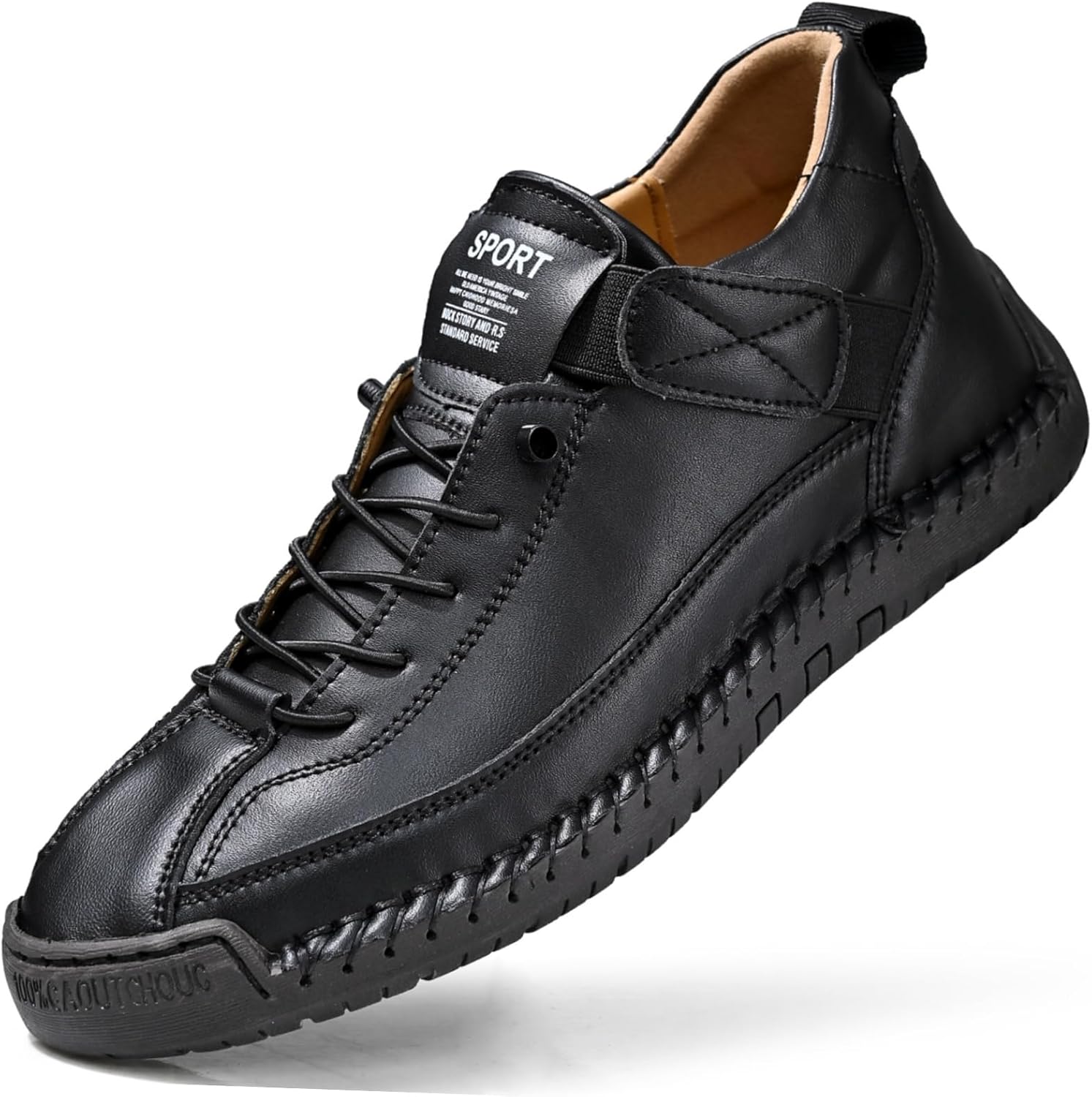 Womens Casual Shoes Ankle Chukka Boots Slip On Breathable Loafers Handmade Fashion Sneakers Mid top Walking Driving Flats Shoes