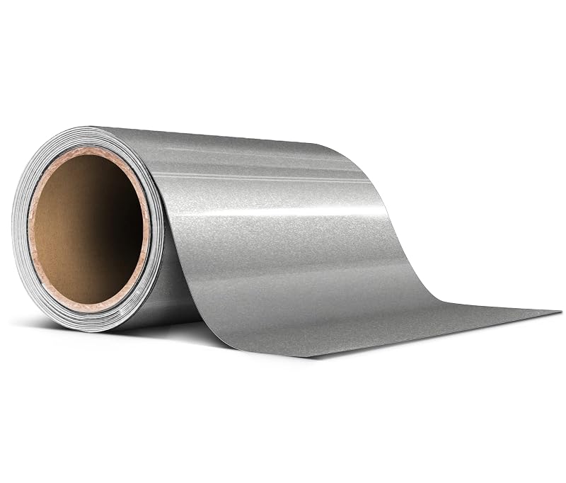 Fita adesiva pinstripe de vinil metálico prata Ultra Gloss VViViD para detalhes automotivos – 10,16 cm x 6,10 m