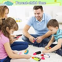 Vista 8 de Juego de 6 juguetes para ansiedad con cuchillo de zanahoria, con impresión 3D, cuchillo de rábano, juguetes de descompresión para adultos