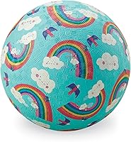 Vista 10 de Crocodile Creek Pelota de juegos – Pelota de goma duradera para niños a partir de 3 años – Pelota inflable con rebote para kickball