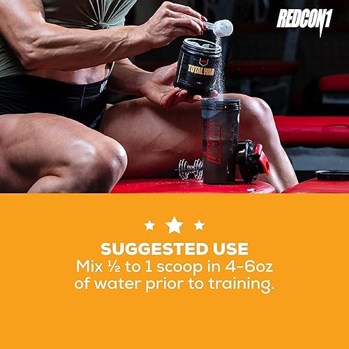 Miniatura 6 de REDCON1 Total War - Polvo de preentrenamiento (Orange Crush) y antiestimulación de gran ruido (sangre de tigre), dúo de preentrenamiento para