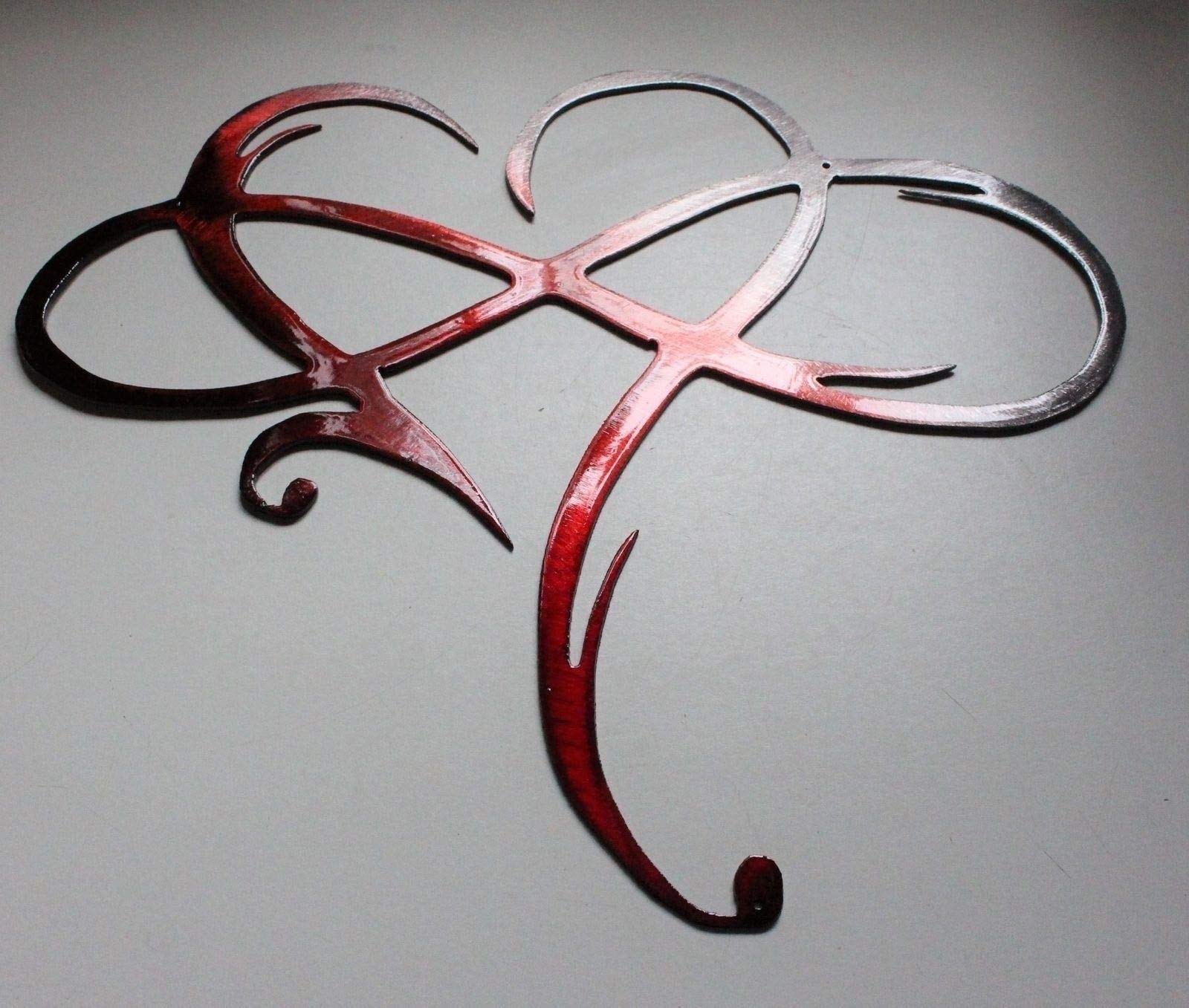 Infinite Forever Eternal Love Metal Wall Art Accent 12 1/4