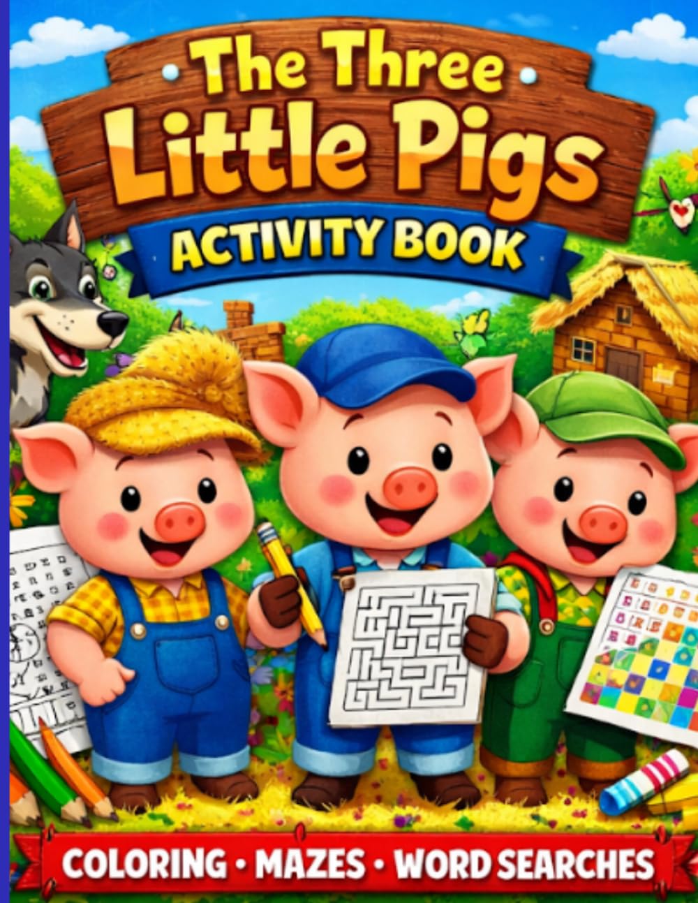 The Three Little Pigs Activity Book