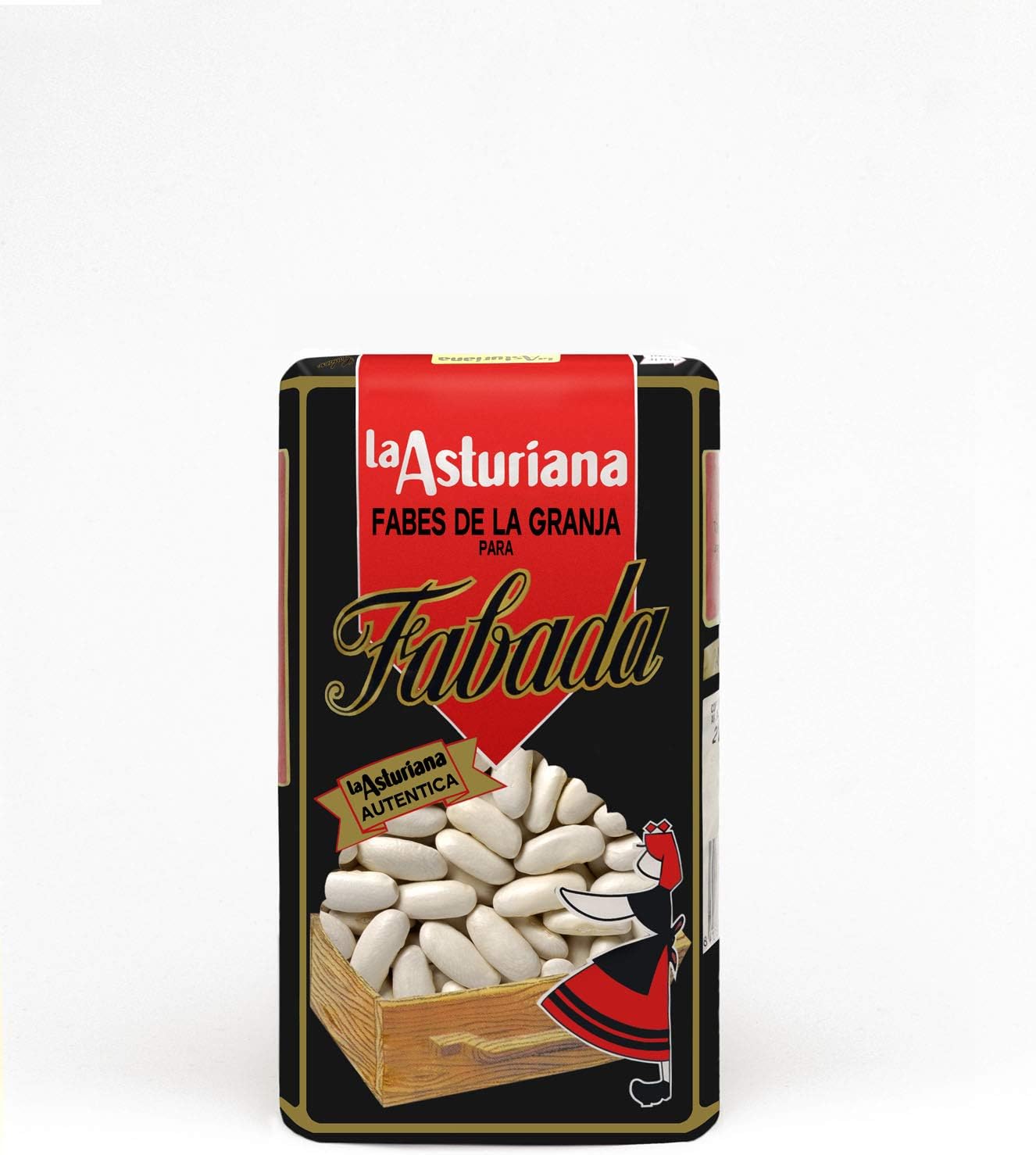 La Asturiana Judion de granja seco Dry butter beans 500g Amazon.co
