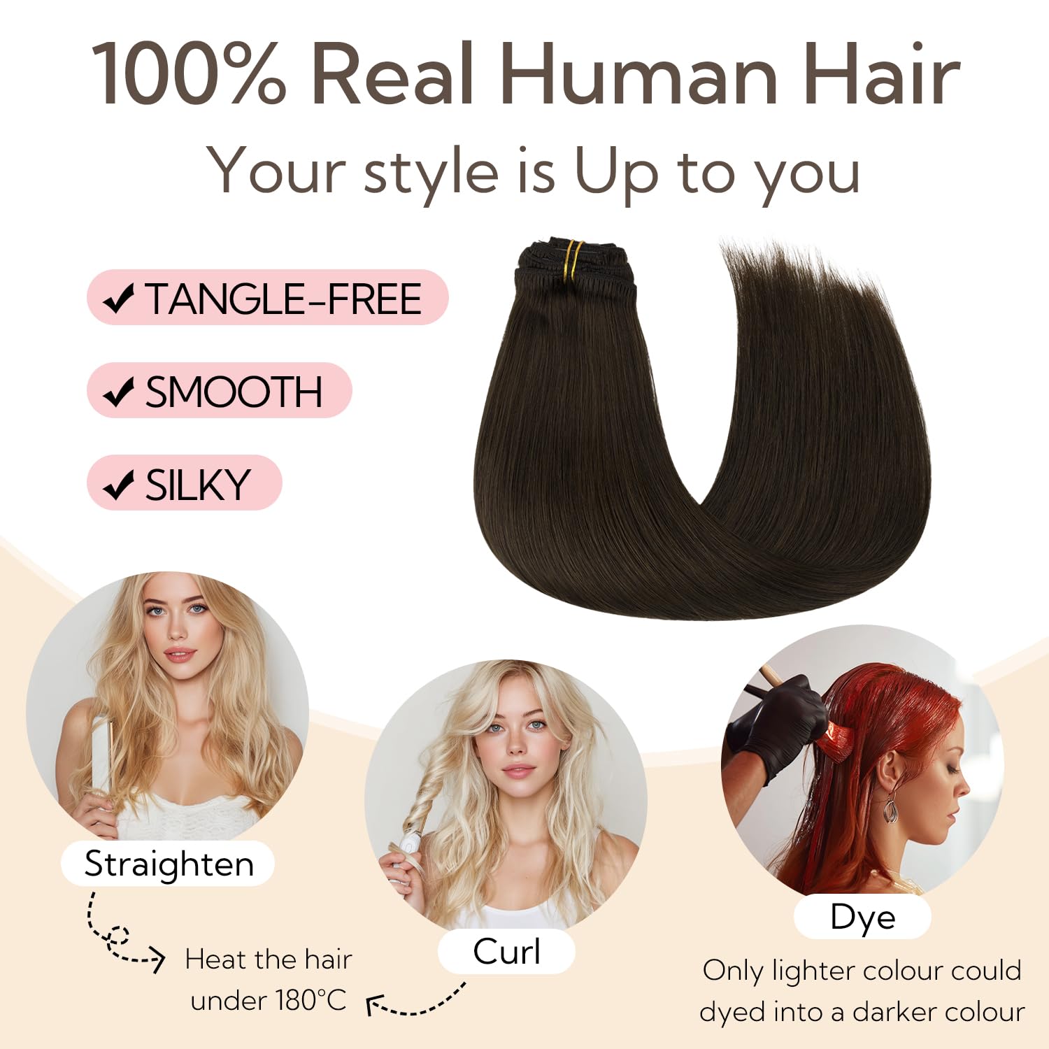 hotbanana Clip in Hair Extensions - Image 4